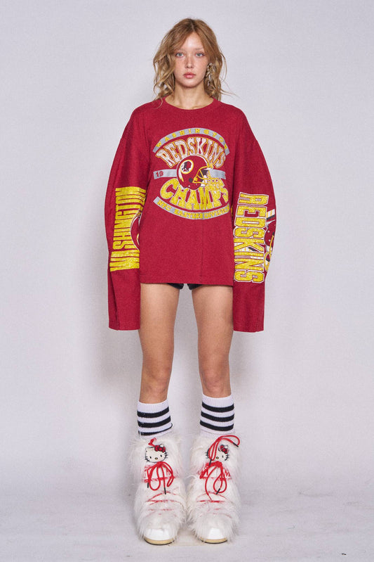 Moto Sports Top - Redskins