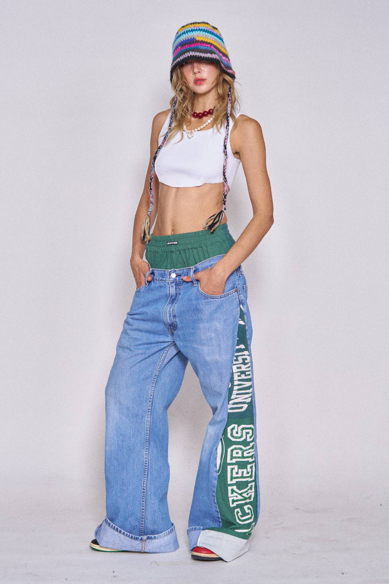 Boxer Sports Denim Pants - Green Bay x Michigan