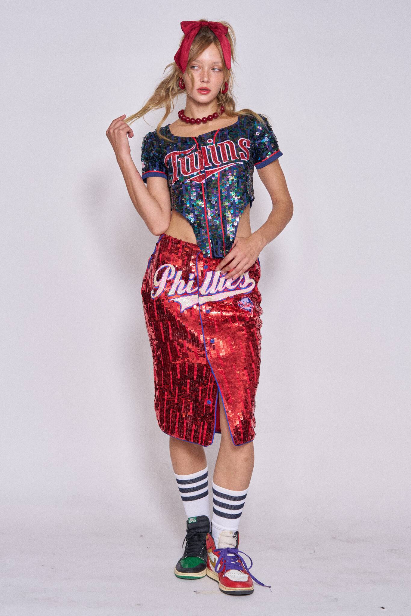 Sequin Sports Skirt - Phillies
