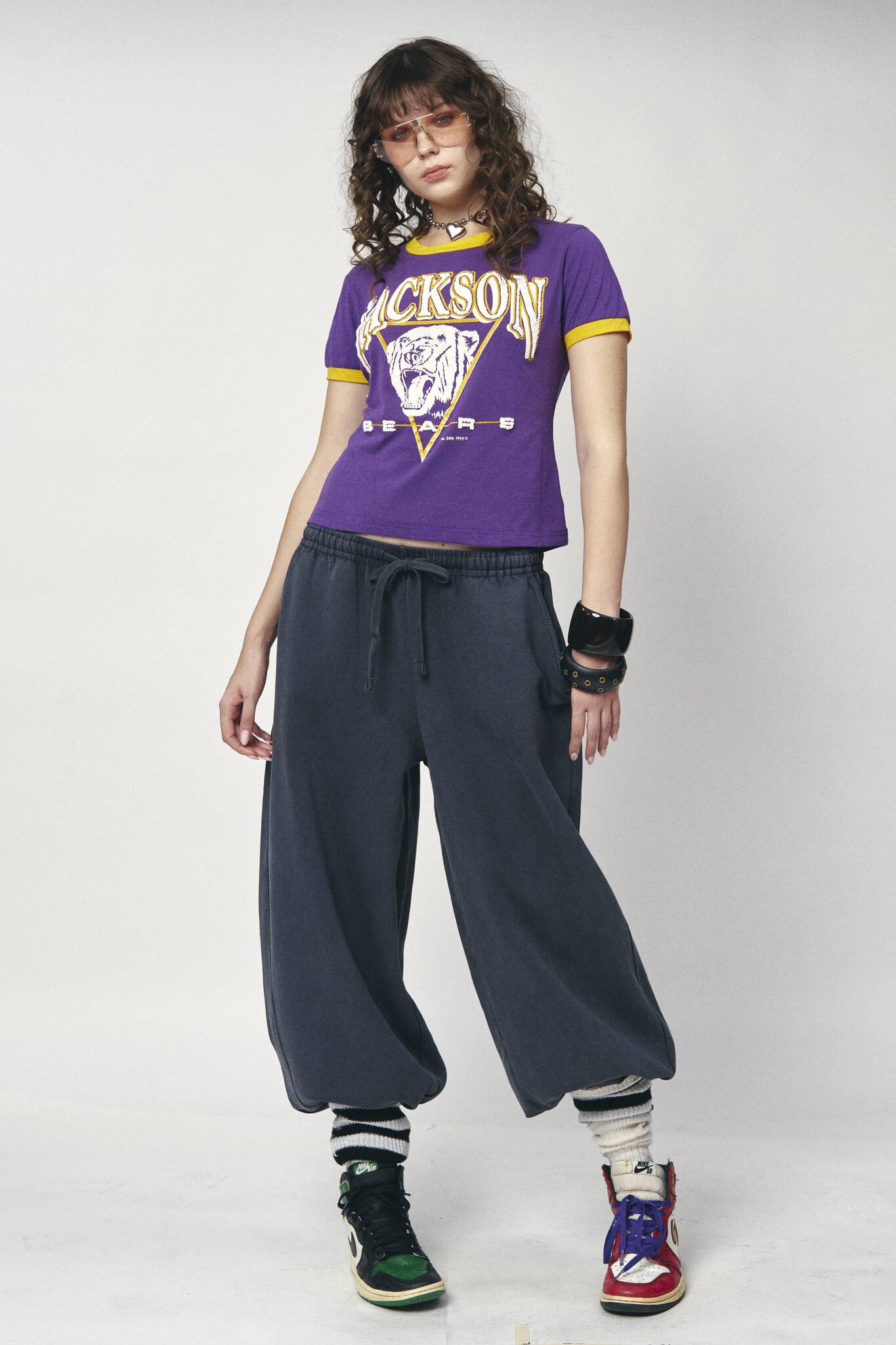 Sports Crop Tee - Jackson Bears