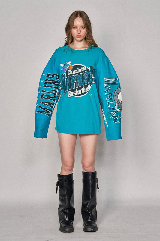 Moto Sports Top - Hornets x Marlins