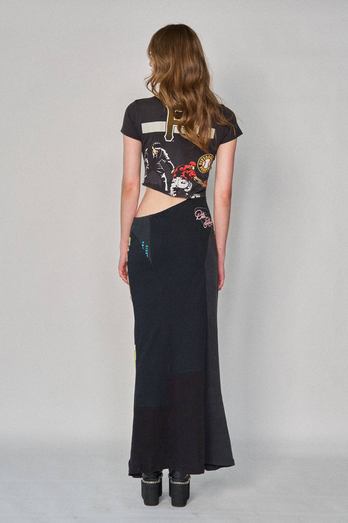 Sports Asym Maxi Dress - Super Bowl