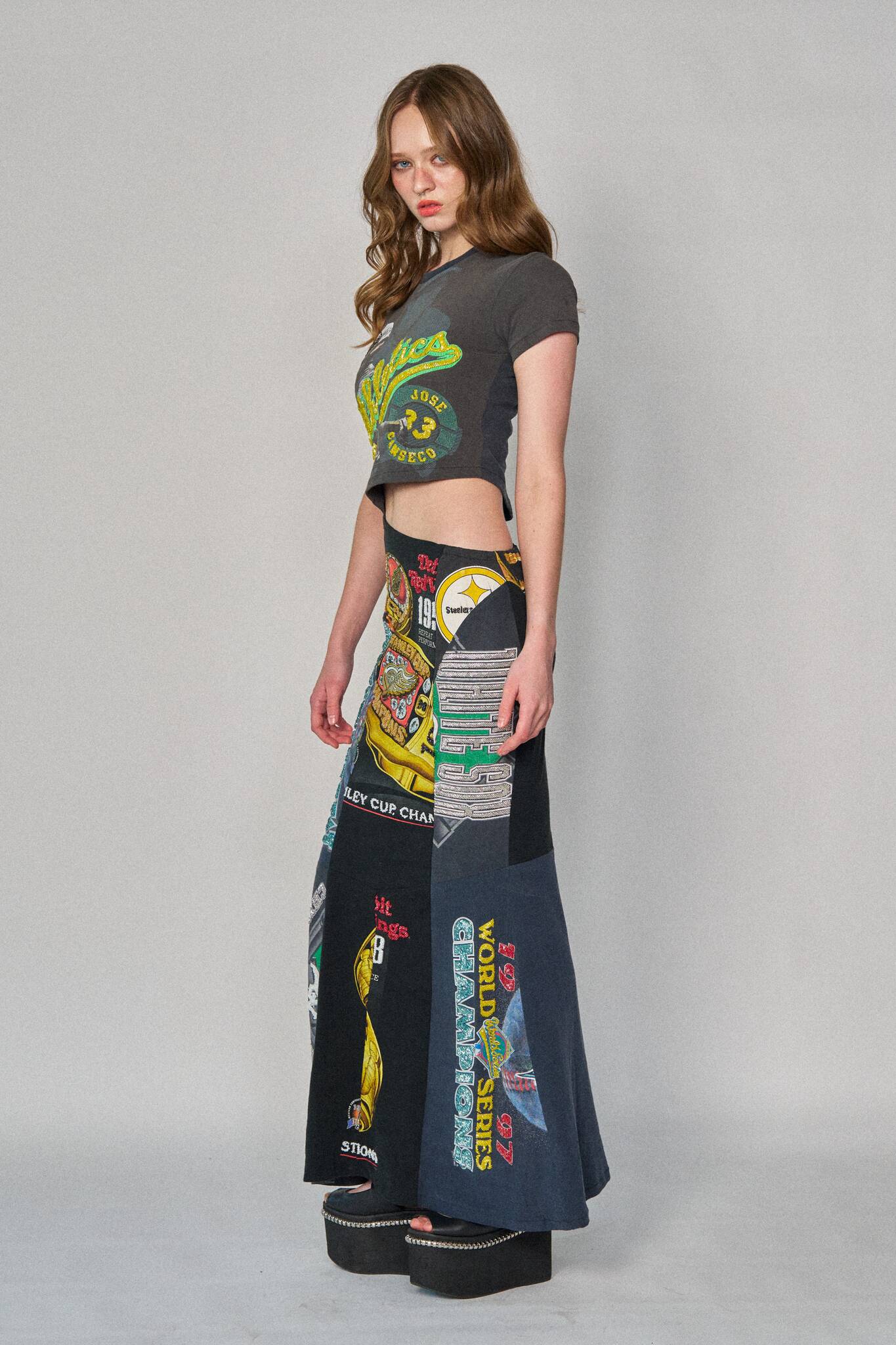 Sports Patchwork Maxi Dress #3