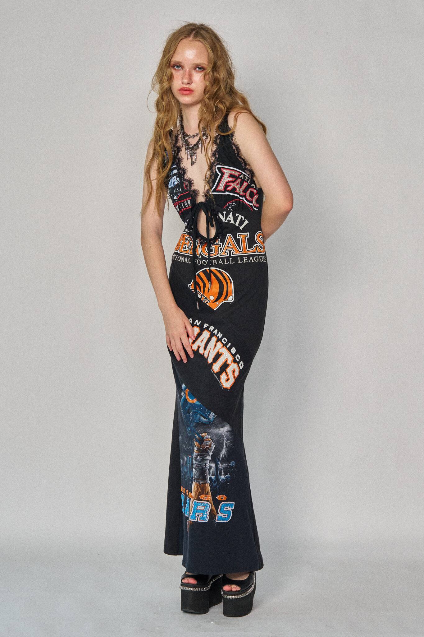 Sports Lace-up Maxi Dress #3