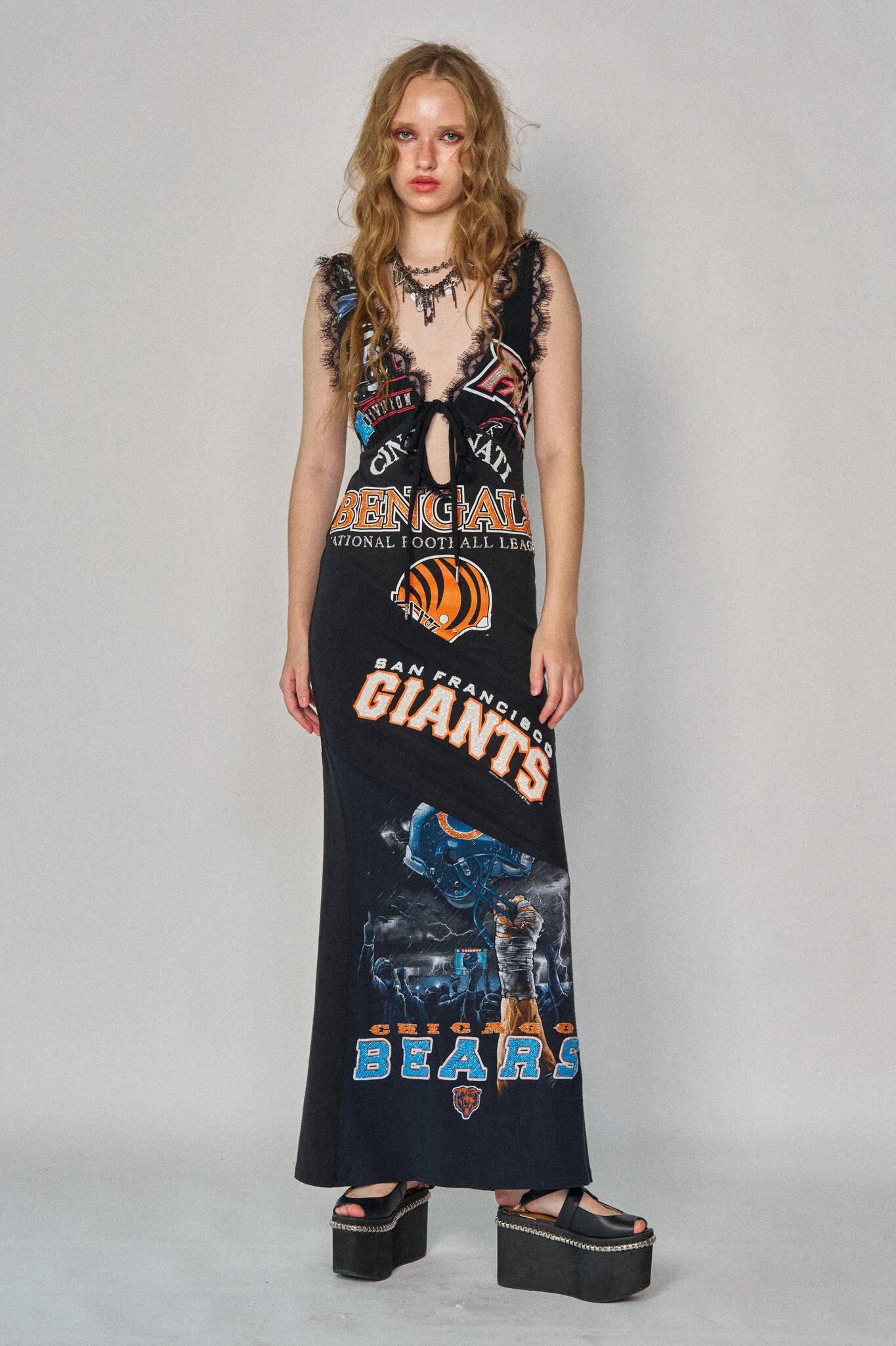 Sports Lace-up Maxi Dress #3