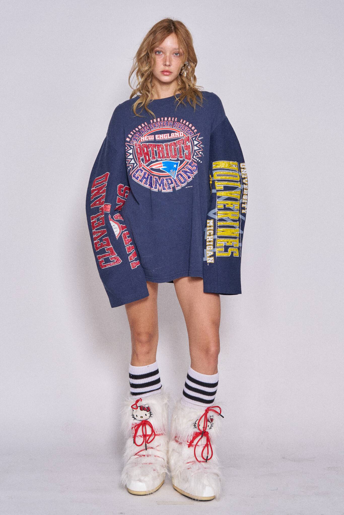 Moto Sports Top - Patriots x Wolverines