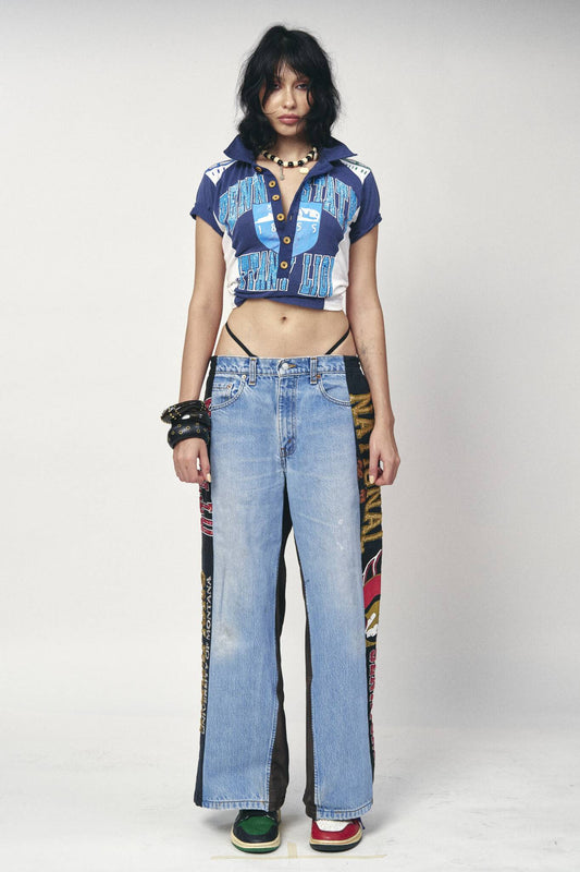 Denim Track Pants - Ottawa x Montana