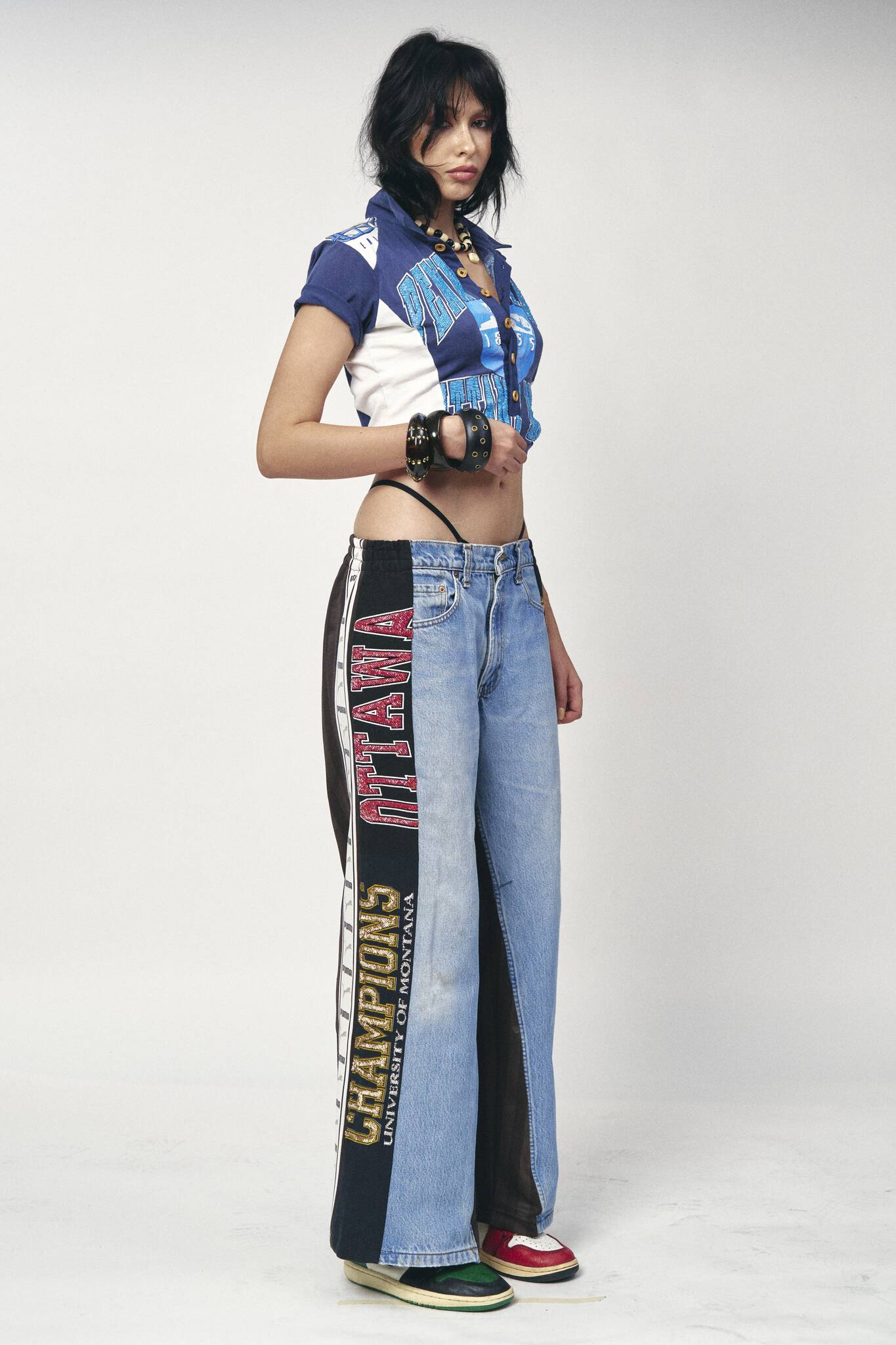 Denim Track Pants - Ottawa x Montana