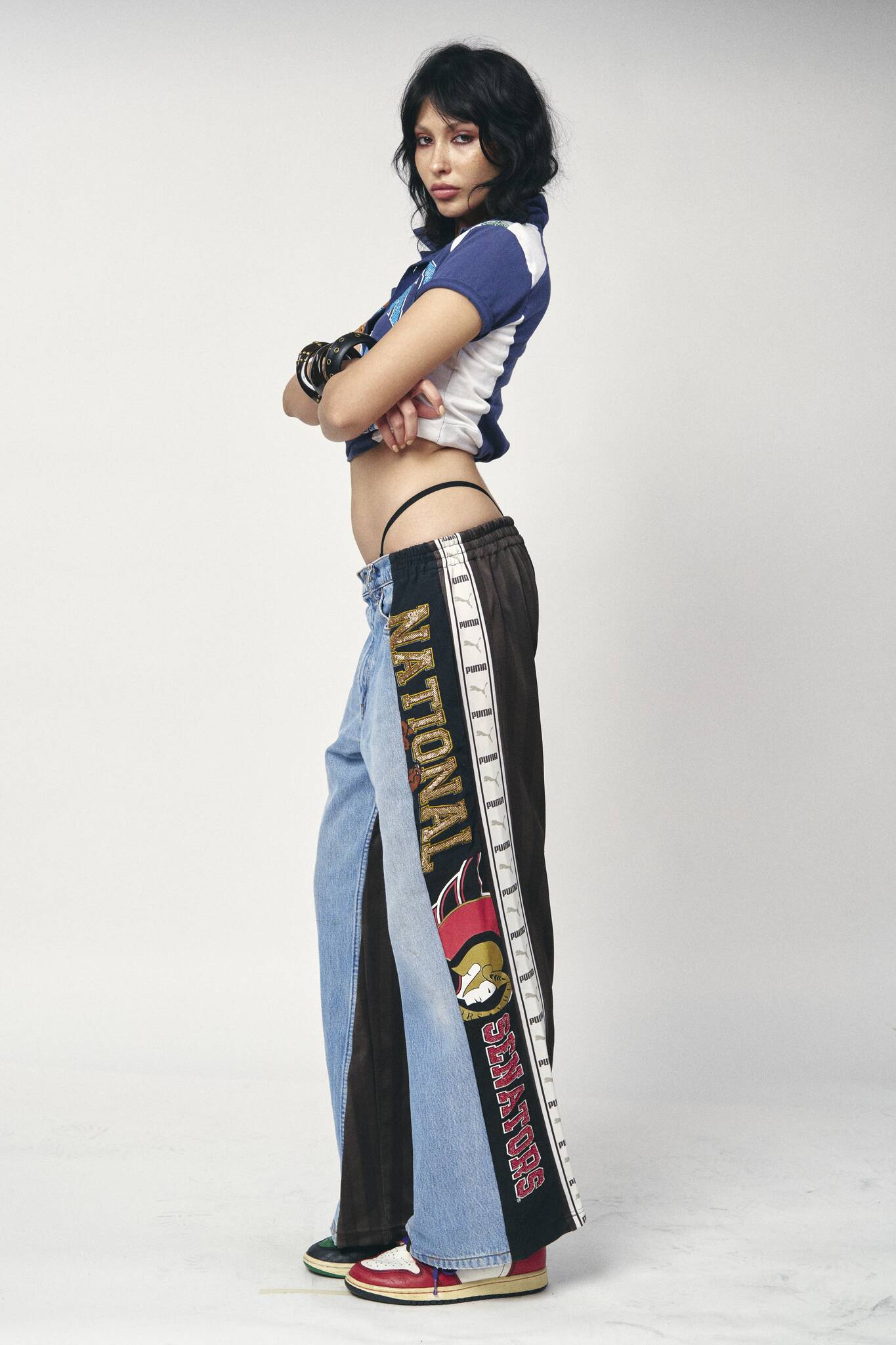 Denim Track Pants - Ottawa x Montana