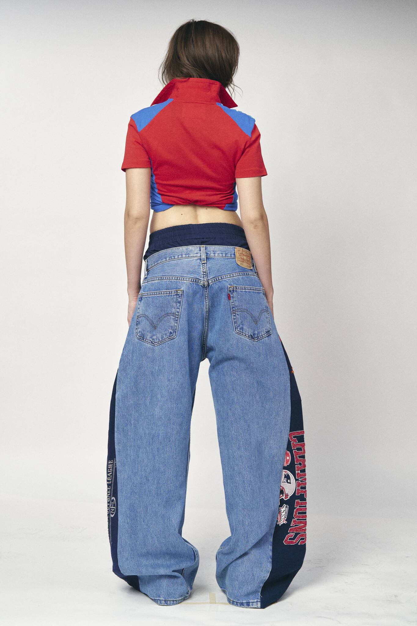 Boxer Sports Denim Pants - Patriots x Broncos
