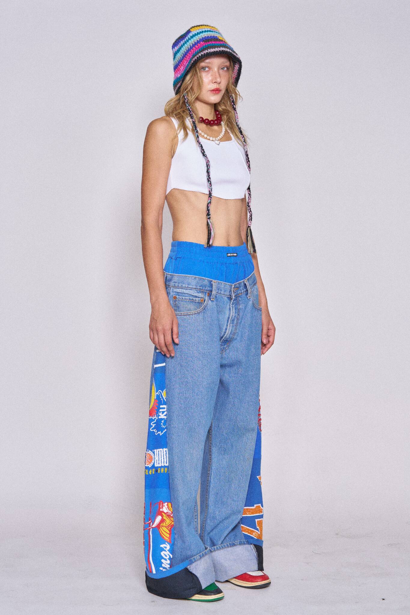Boxer Sports Denim Pants - Kansas x Mets