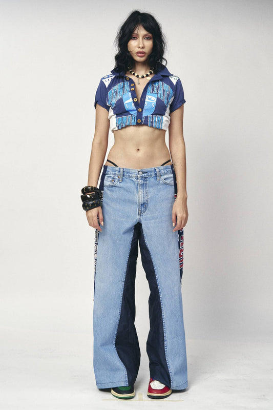 Denim Track Pants - Buffalo x Dallas