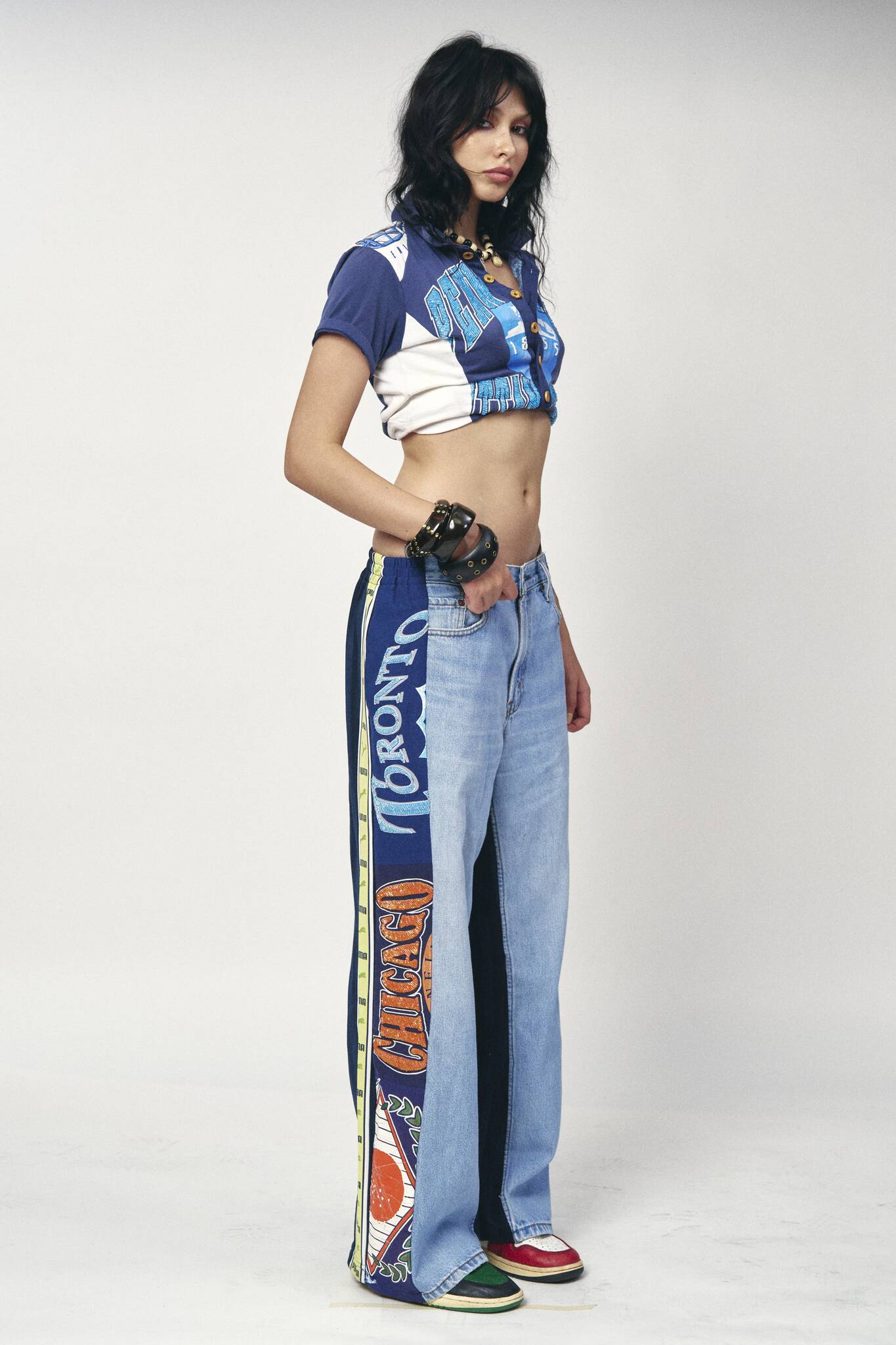 Denim Track Pants - Chicago x Toronto