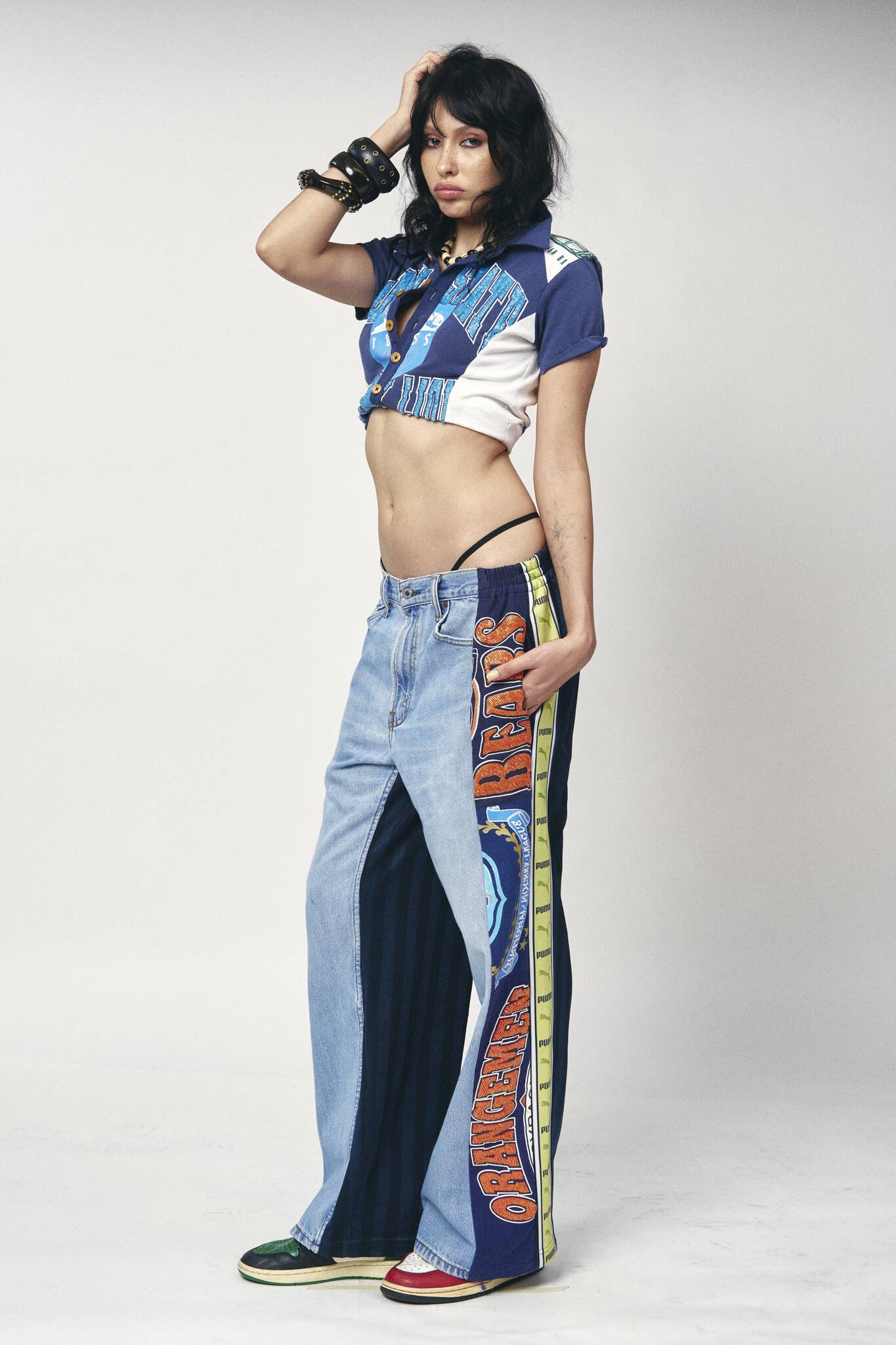 Denim Track Pants - Chicago x Toronto