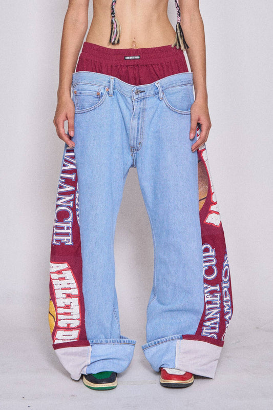 Boxer Sports Denim Pants - Avalance Stanley Cup