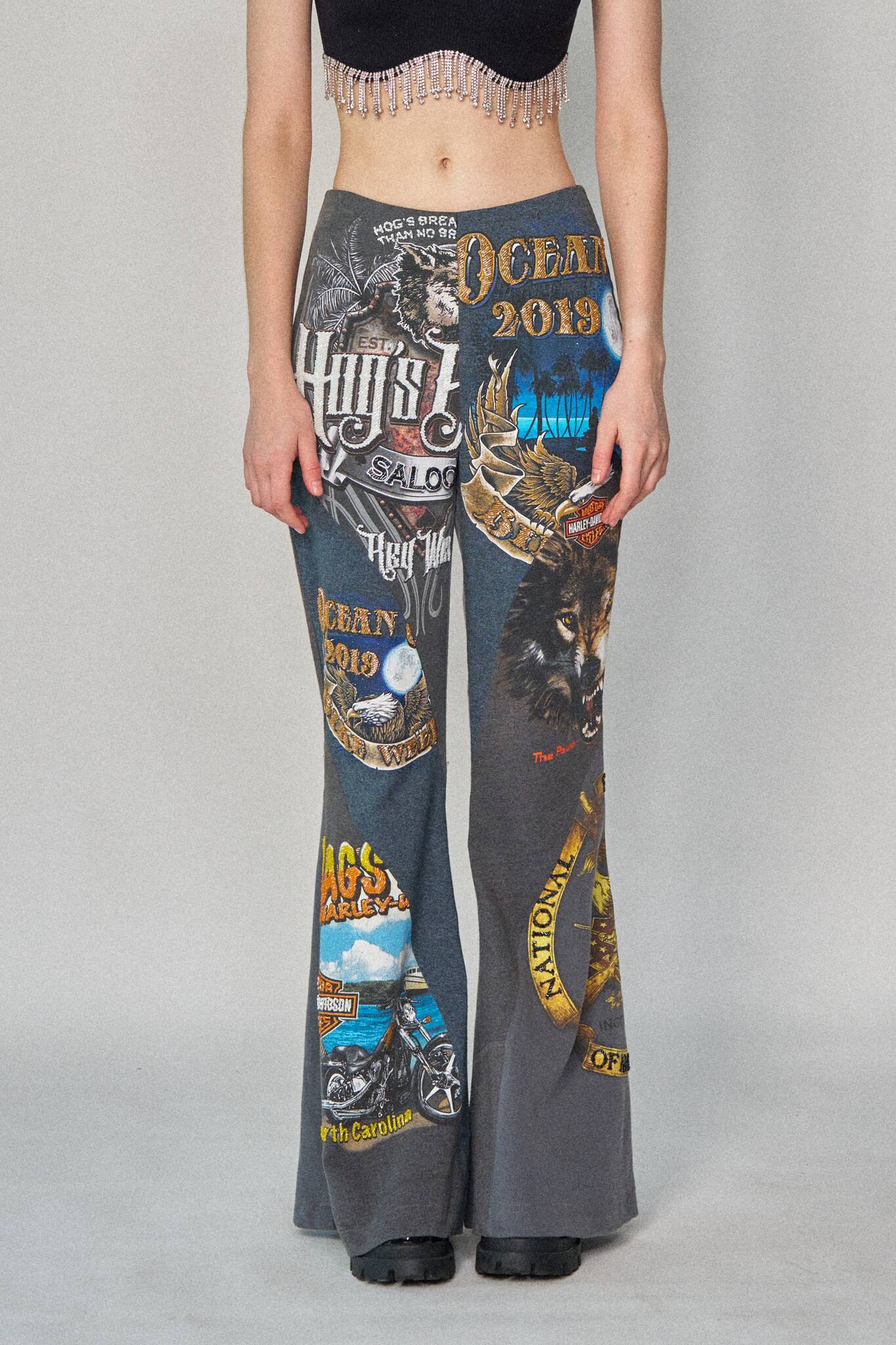 Biker Bell Bottoms - Size 27