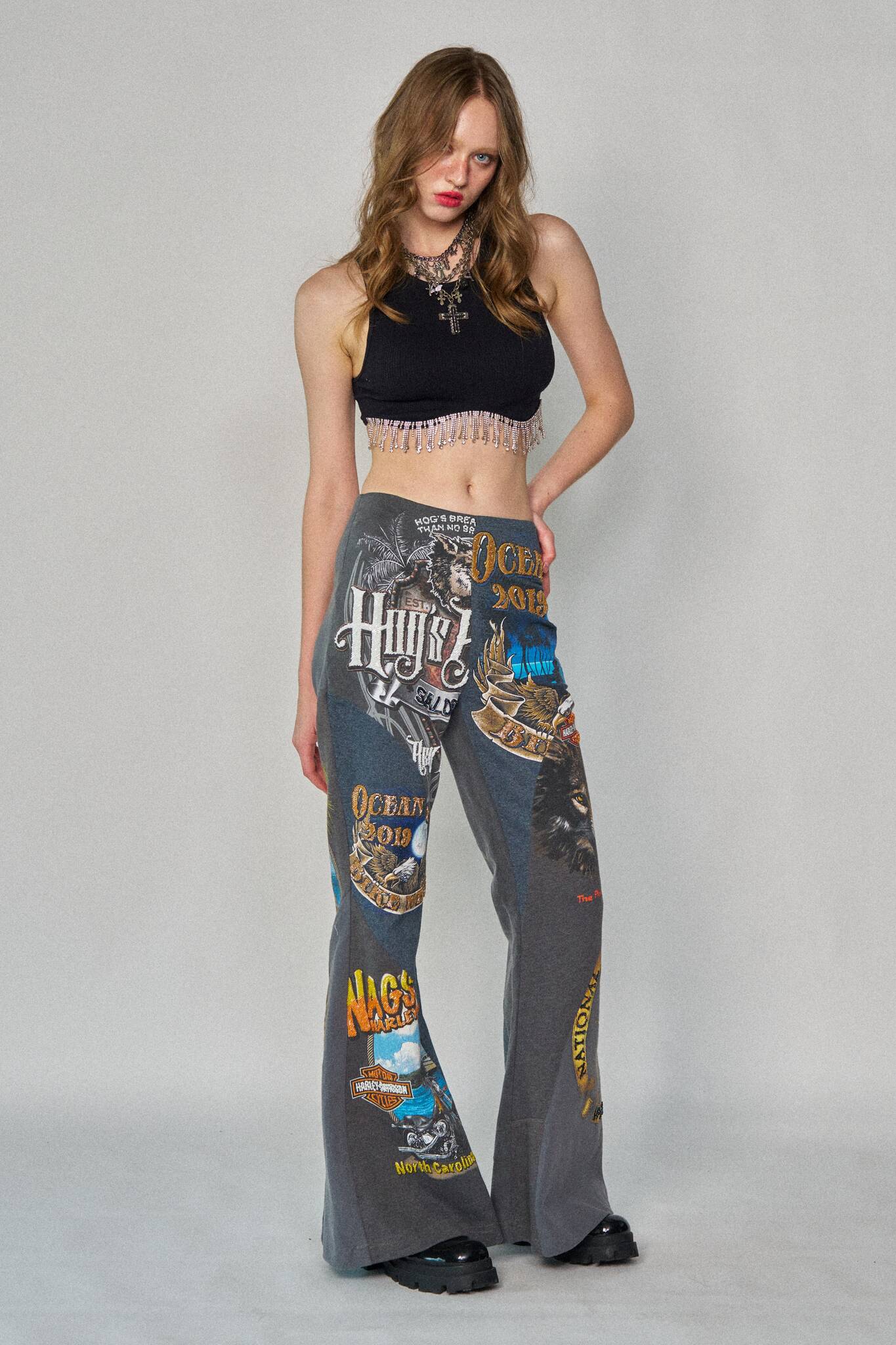 Biker Bell Bottoms - Size 27