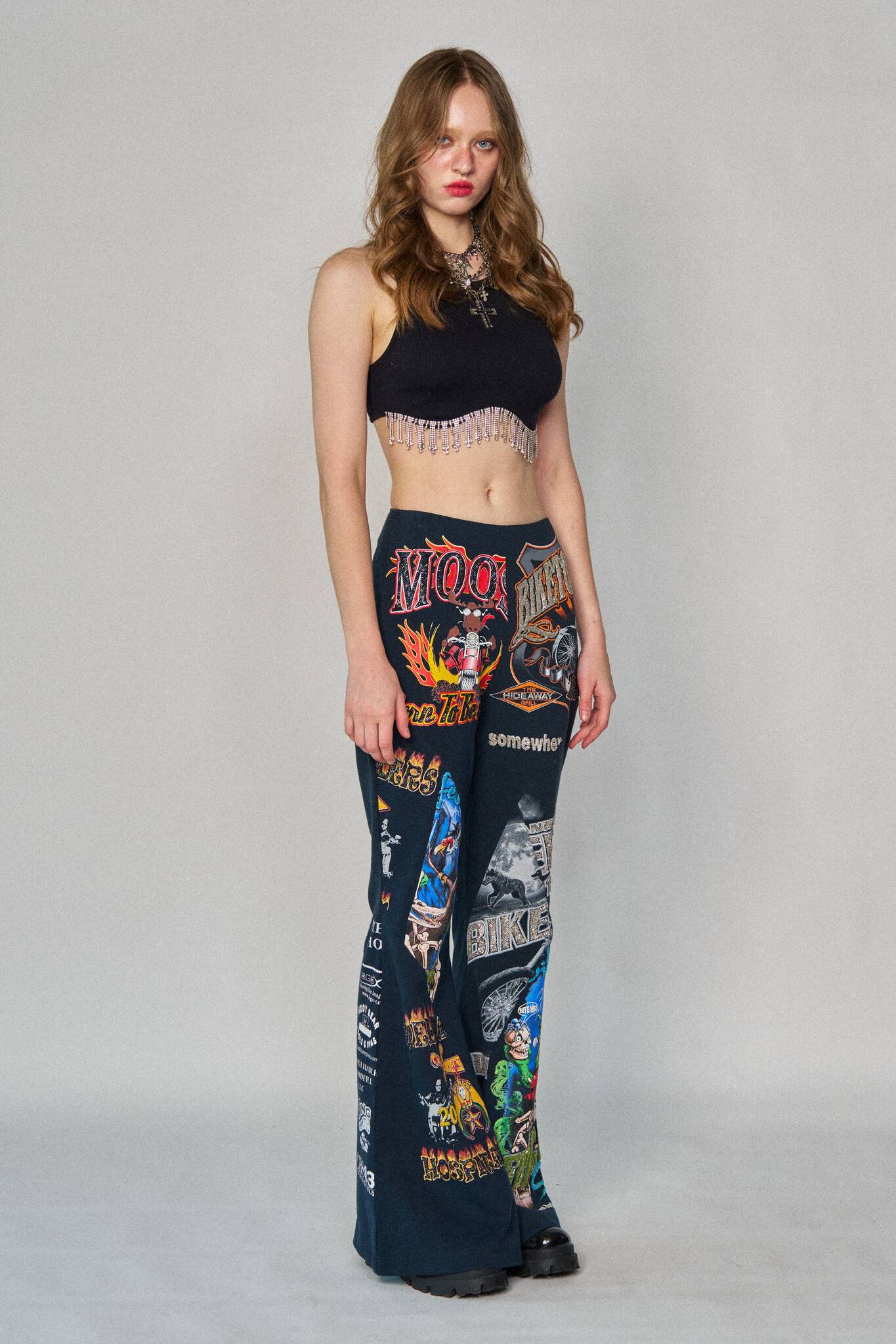 Biker Bell Bottoms - Size 27