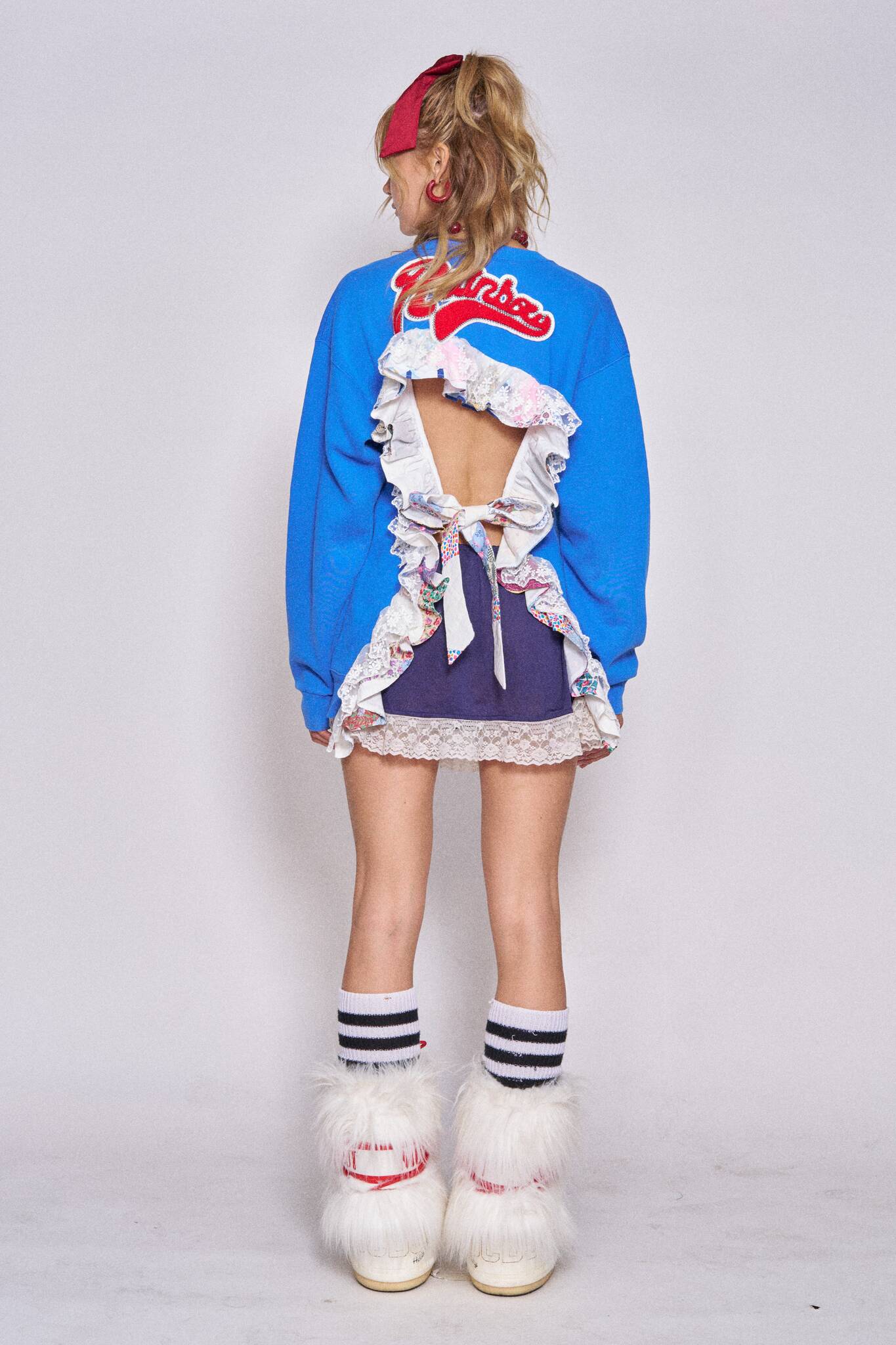 Backless Ruffle Sweatshirt - Florida State