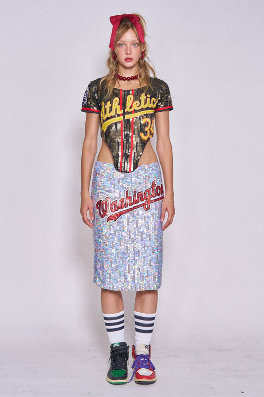 Sequin Sports Skirt - Washington