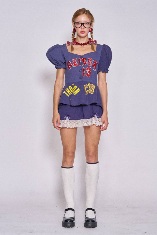 Lolita Sports Top - Red Sox