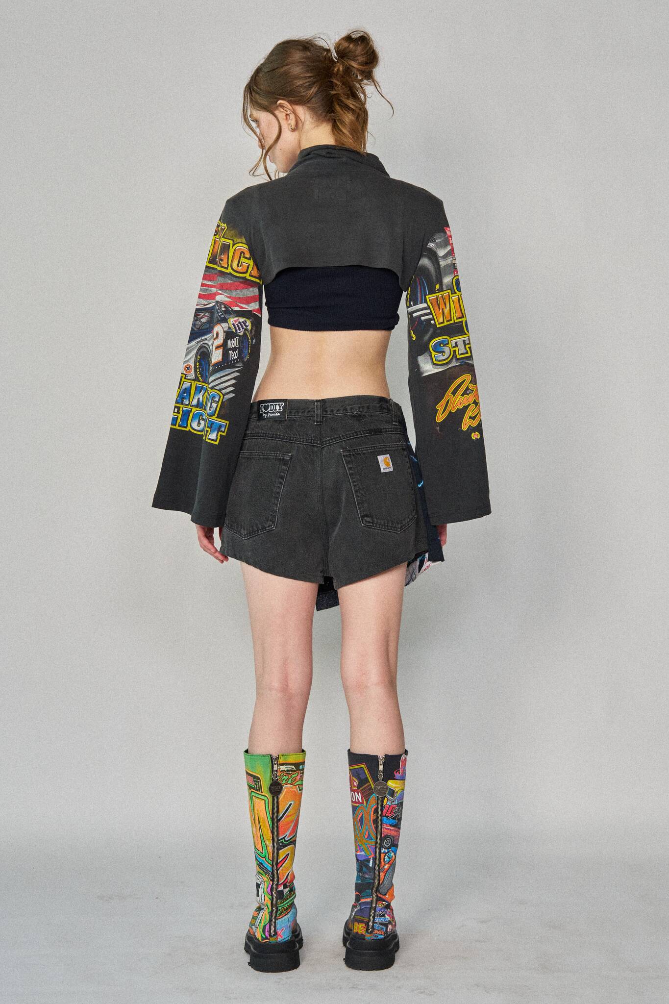 Racing Mini Wrap Shorts - Size 30