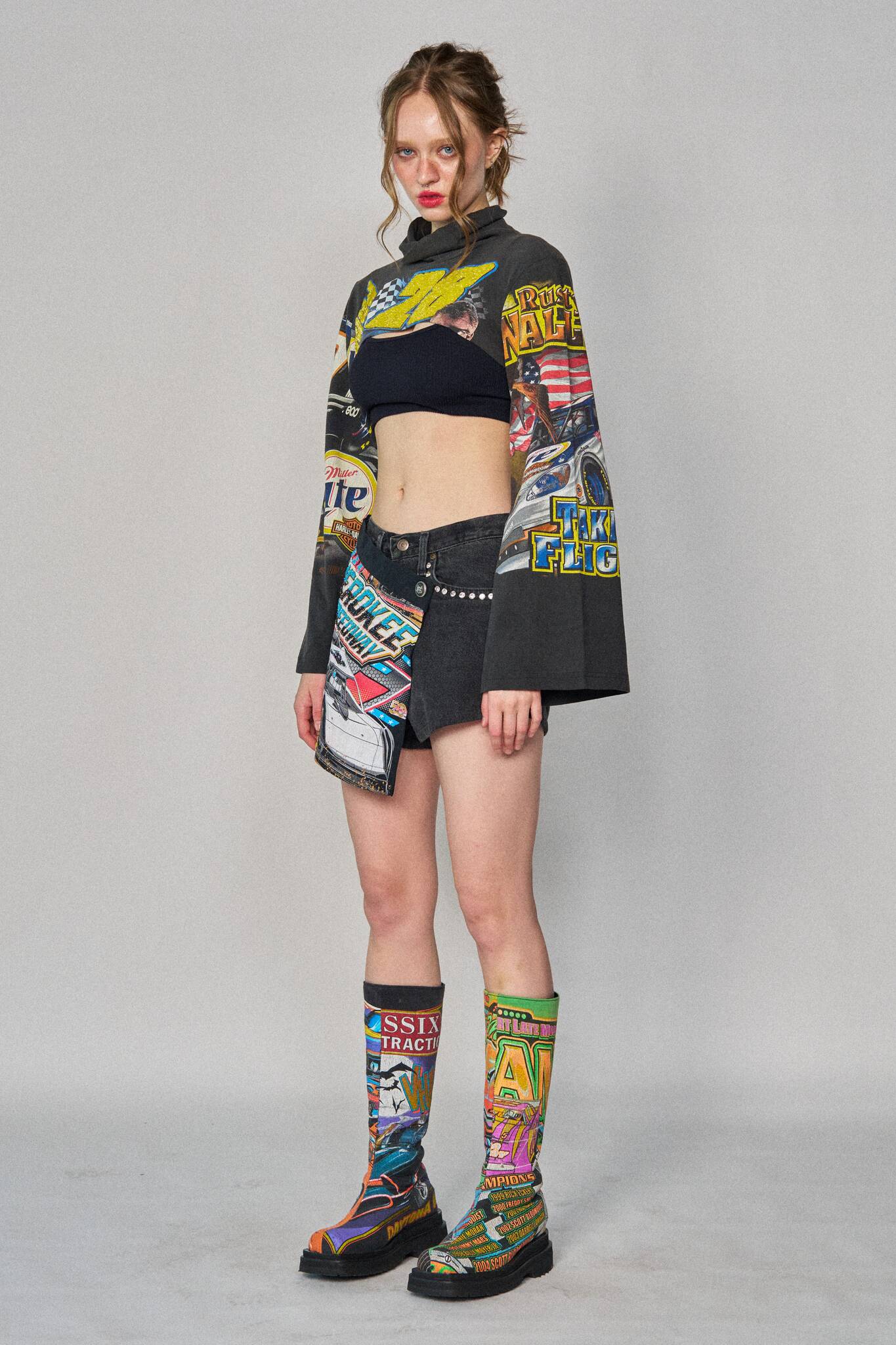 Racing Mini Wrap Shorts - Size 26