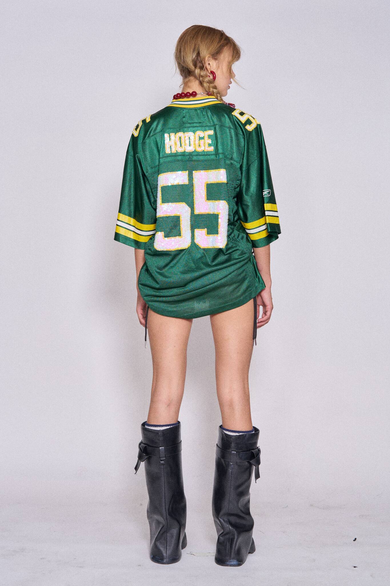 Mesh Football Drawstring Top - Packers