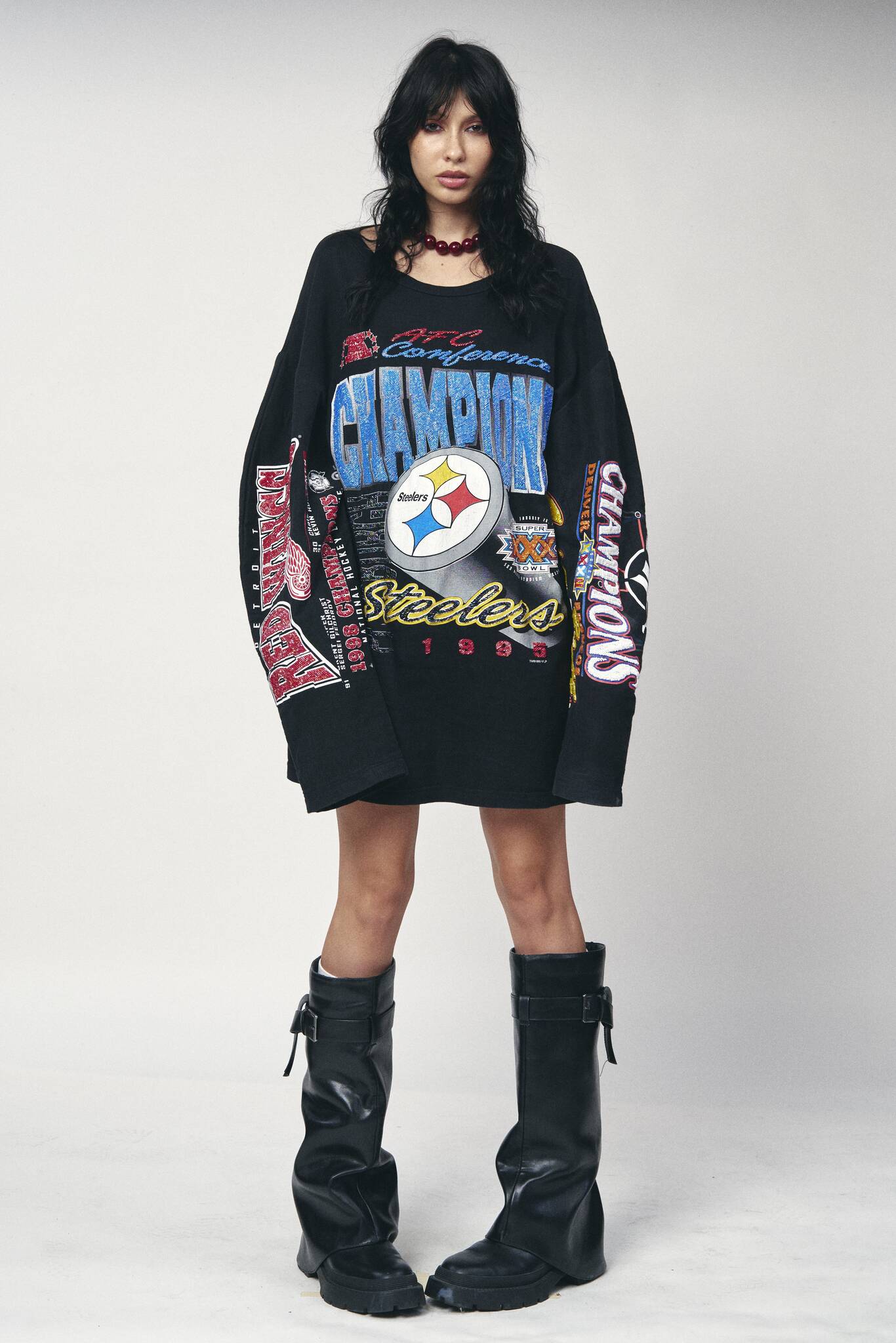 Moto Sports Top - Steelers x Broncos