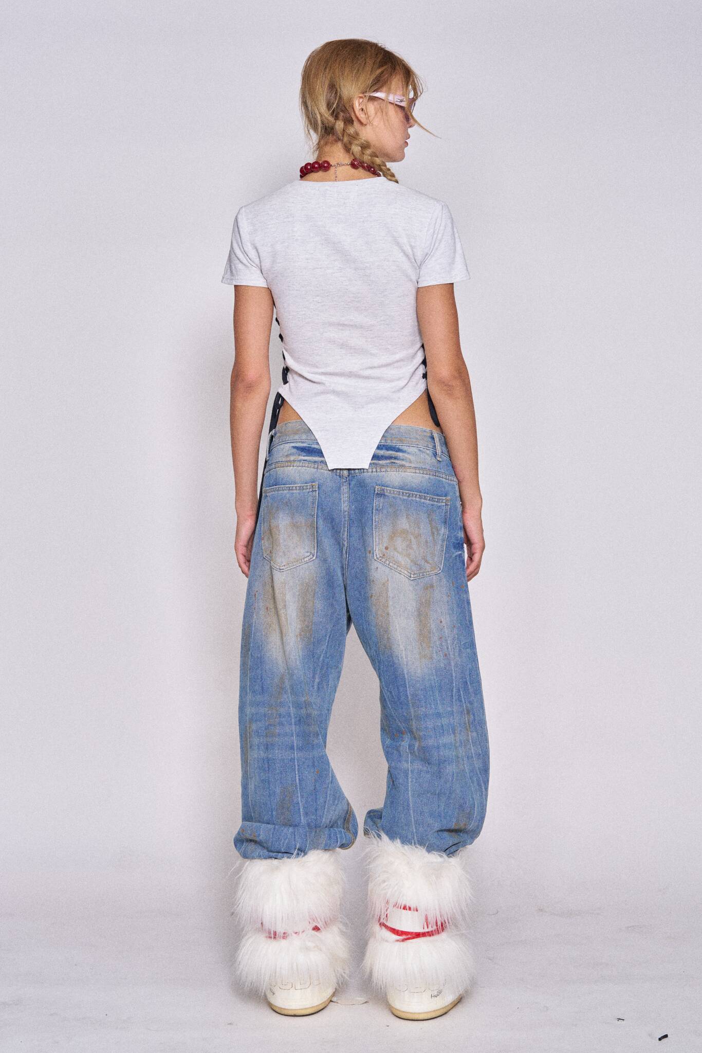 Sports Lace-up Corset - Braves