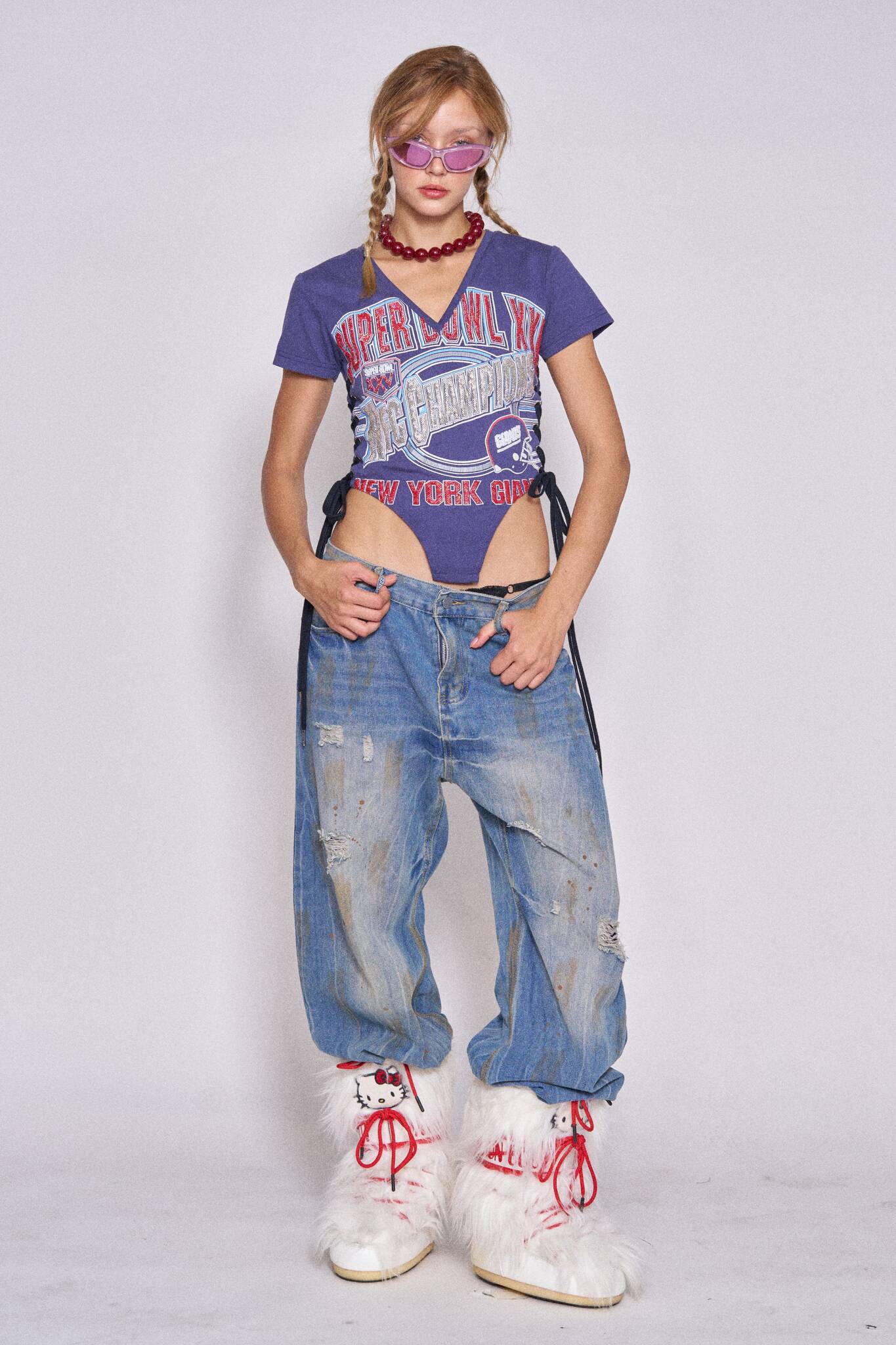 Sports Lace-up Corset - Giants