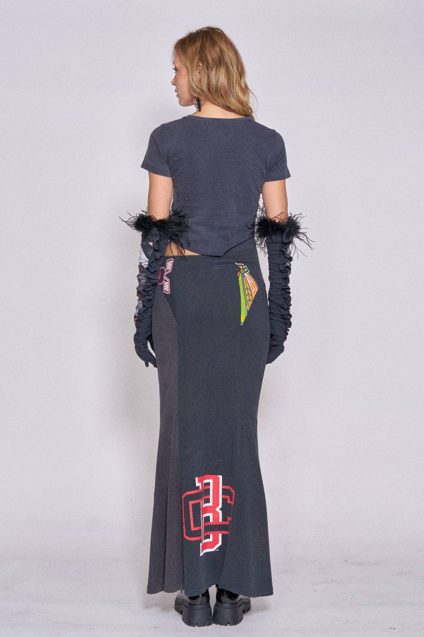 Sports Asym Maxi Dress - Colorado Rockies