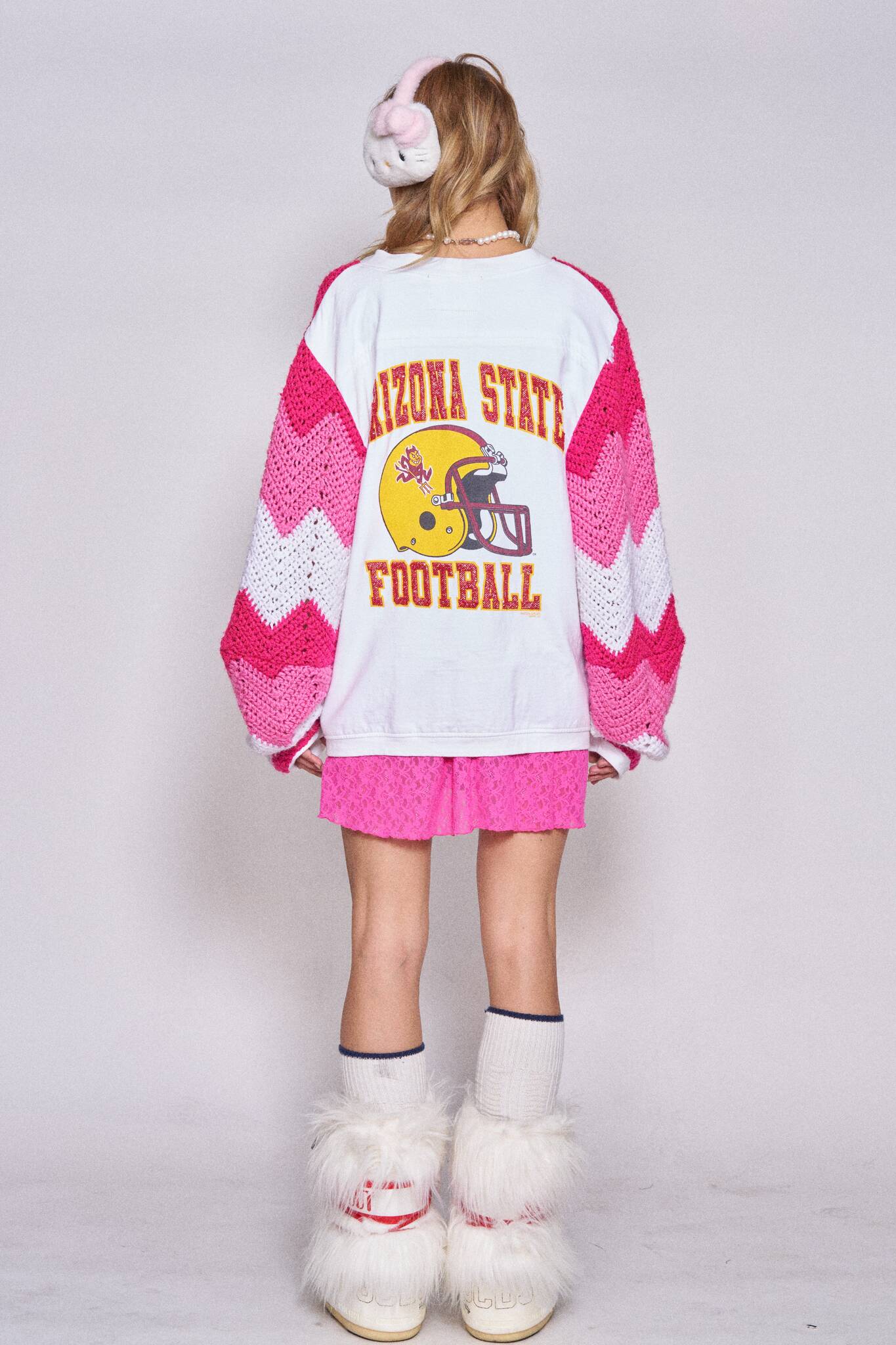 Knitted Cartoon Cardigan #1