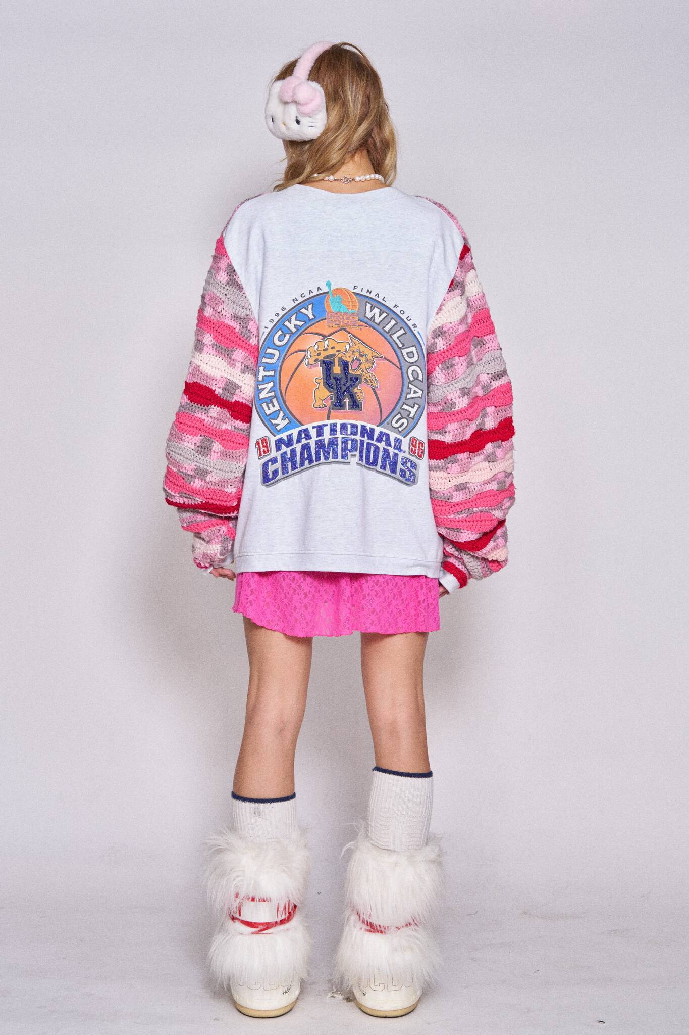 Knitted Cartoon Cardigan #3