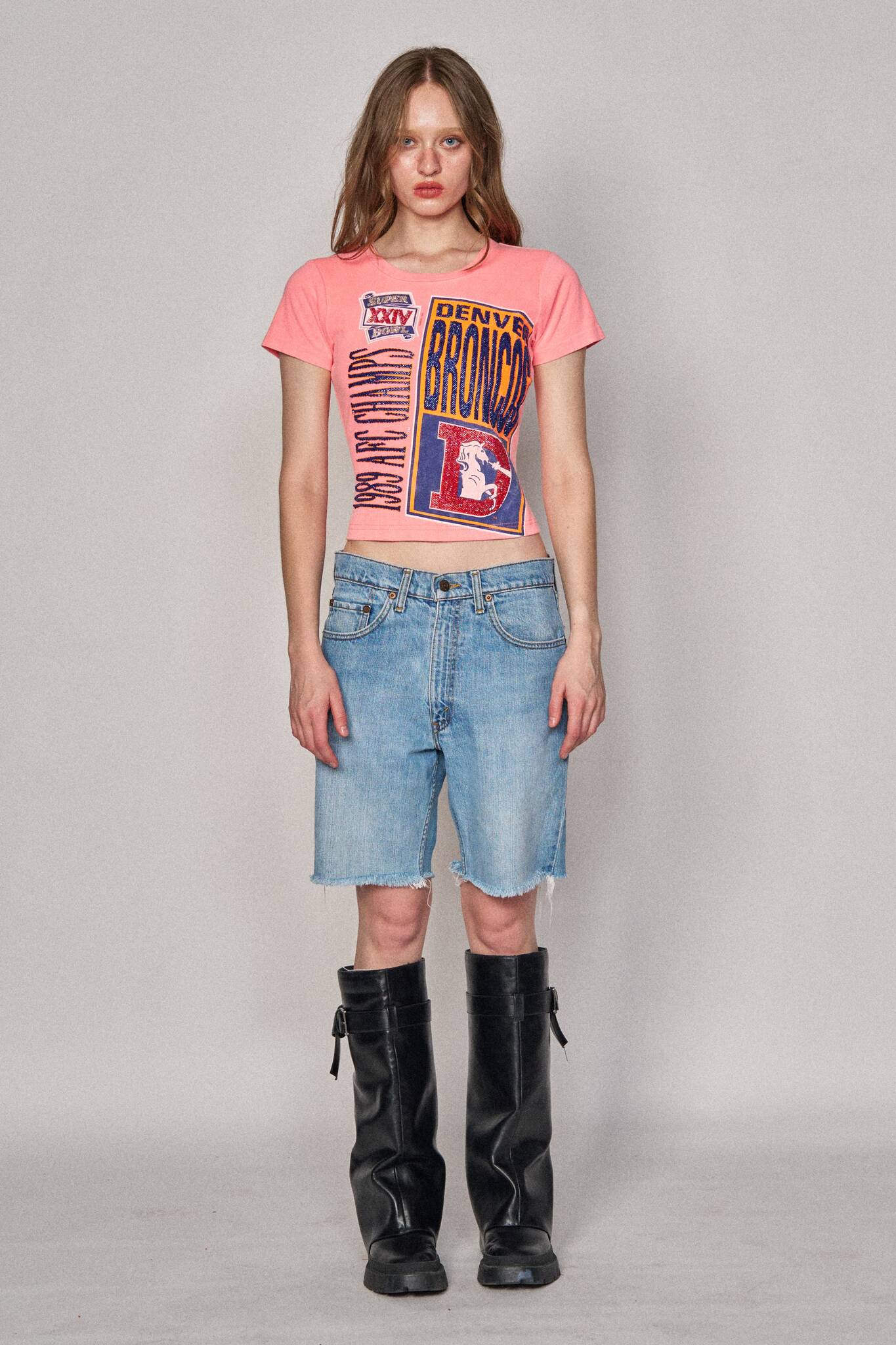 Backless Sports Bow Top - Broncos