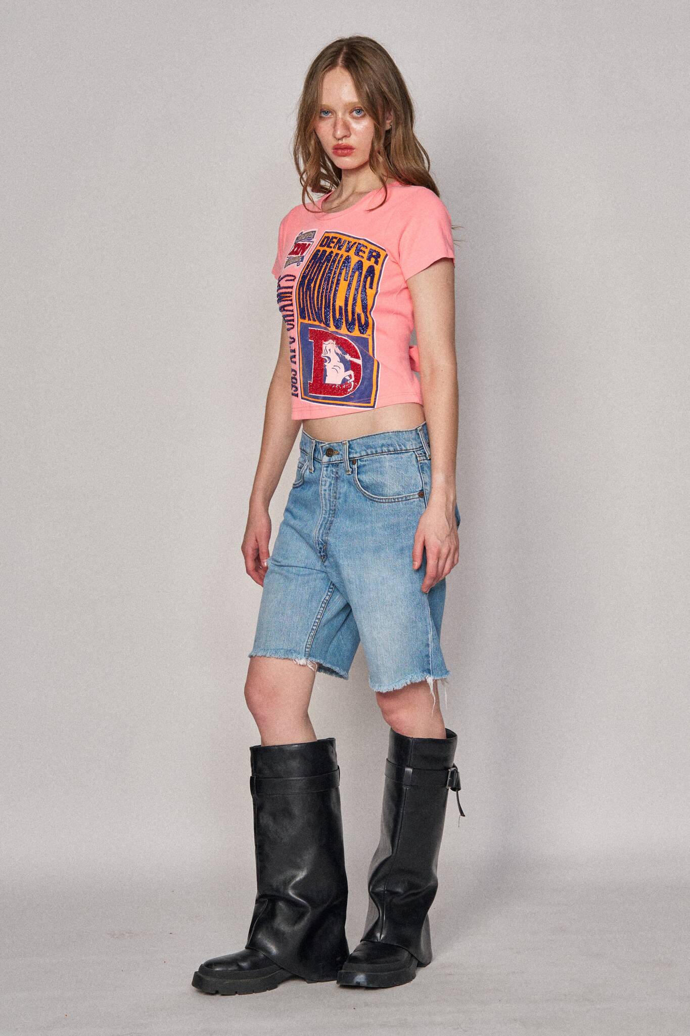 Backless Sports Bow Top - Broncos