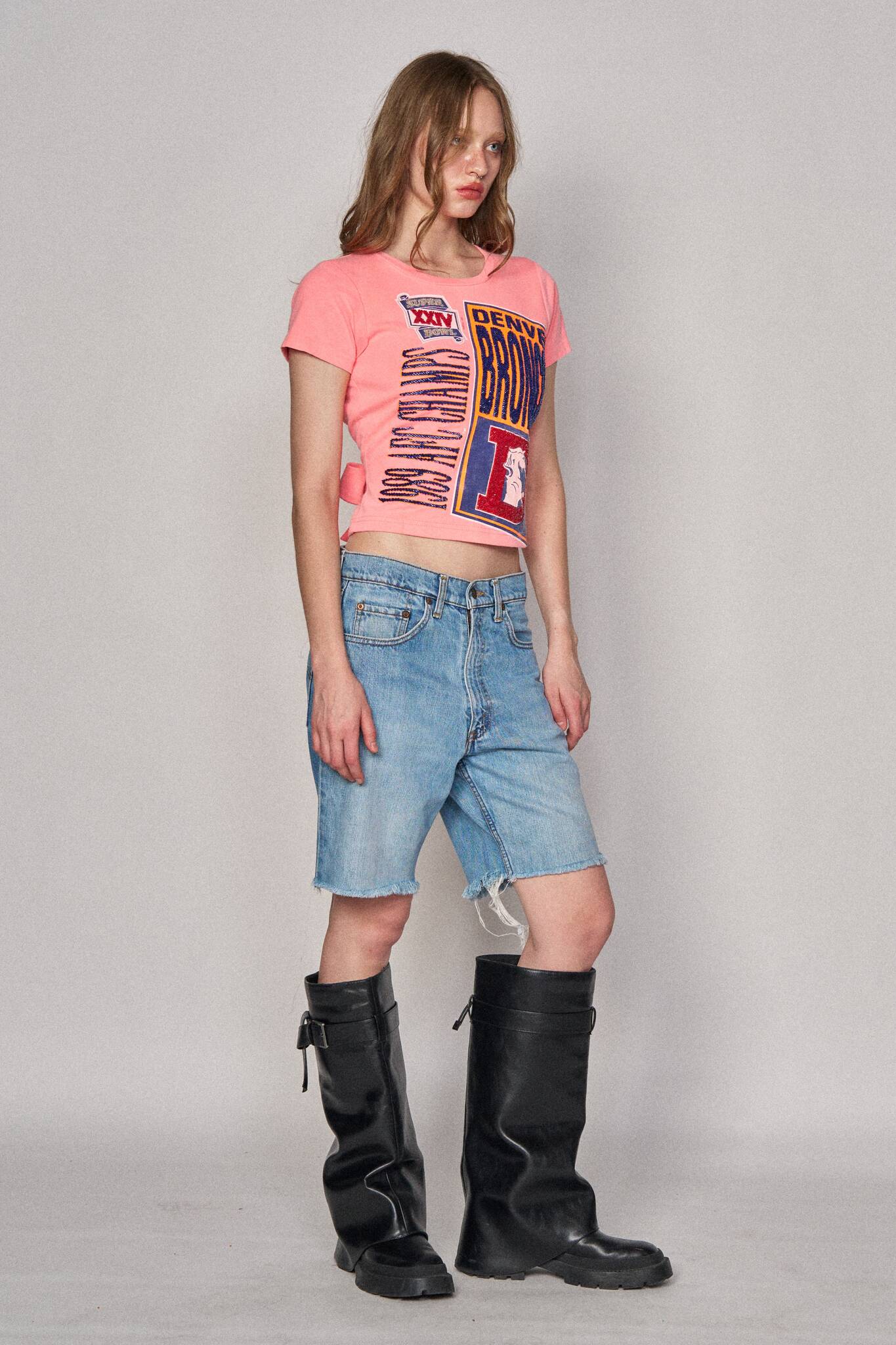 Backless Sports Bow Top - Broncos