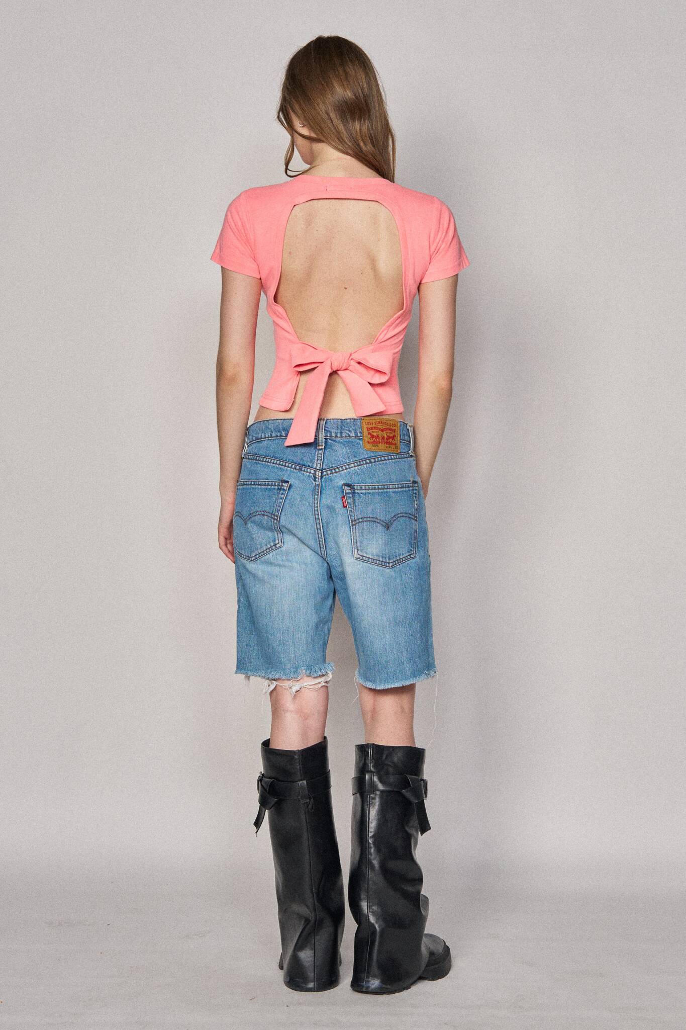 Backless Sports Bow Top - Broncos