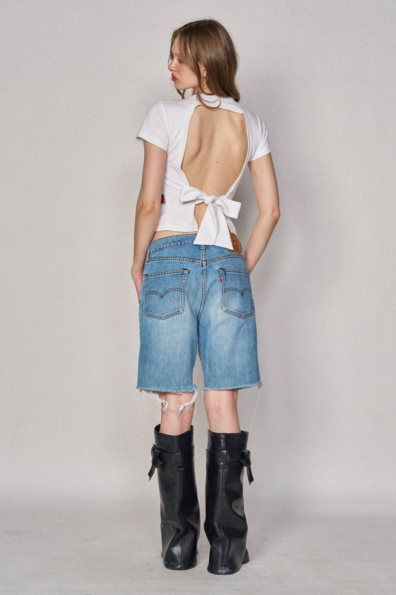 Backless Sports Bow Top - Ohio State