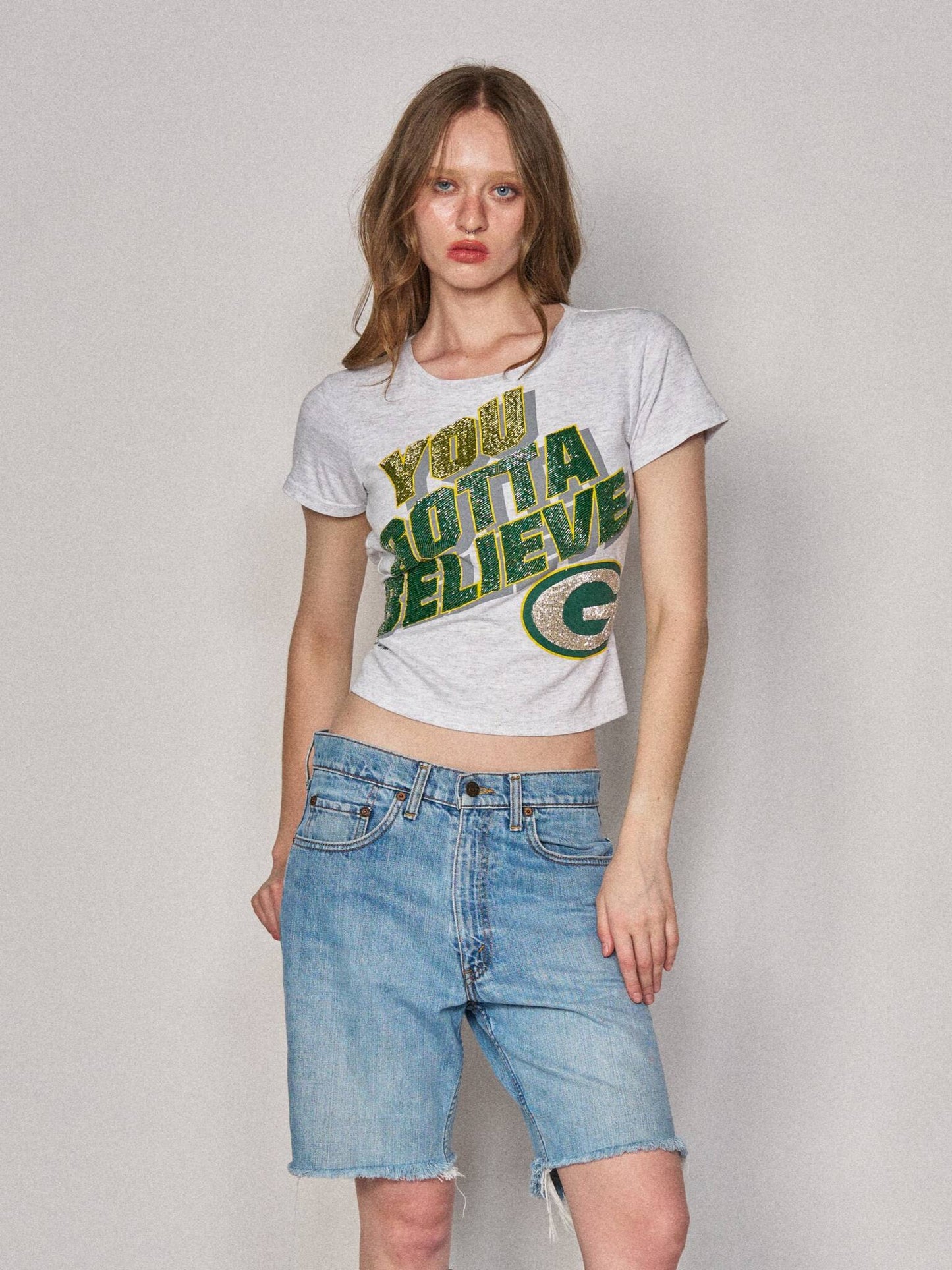 Backless Sports Bow Top - Packers "You Gotta Believe"