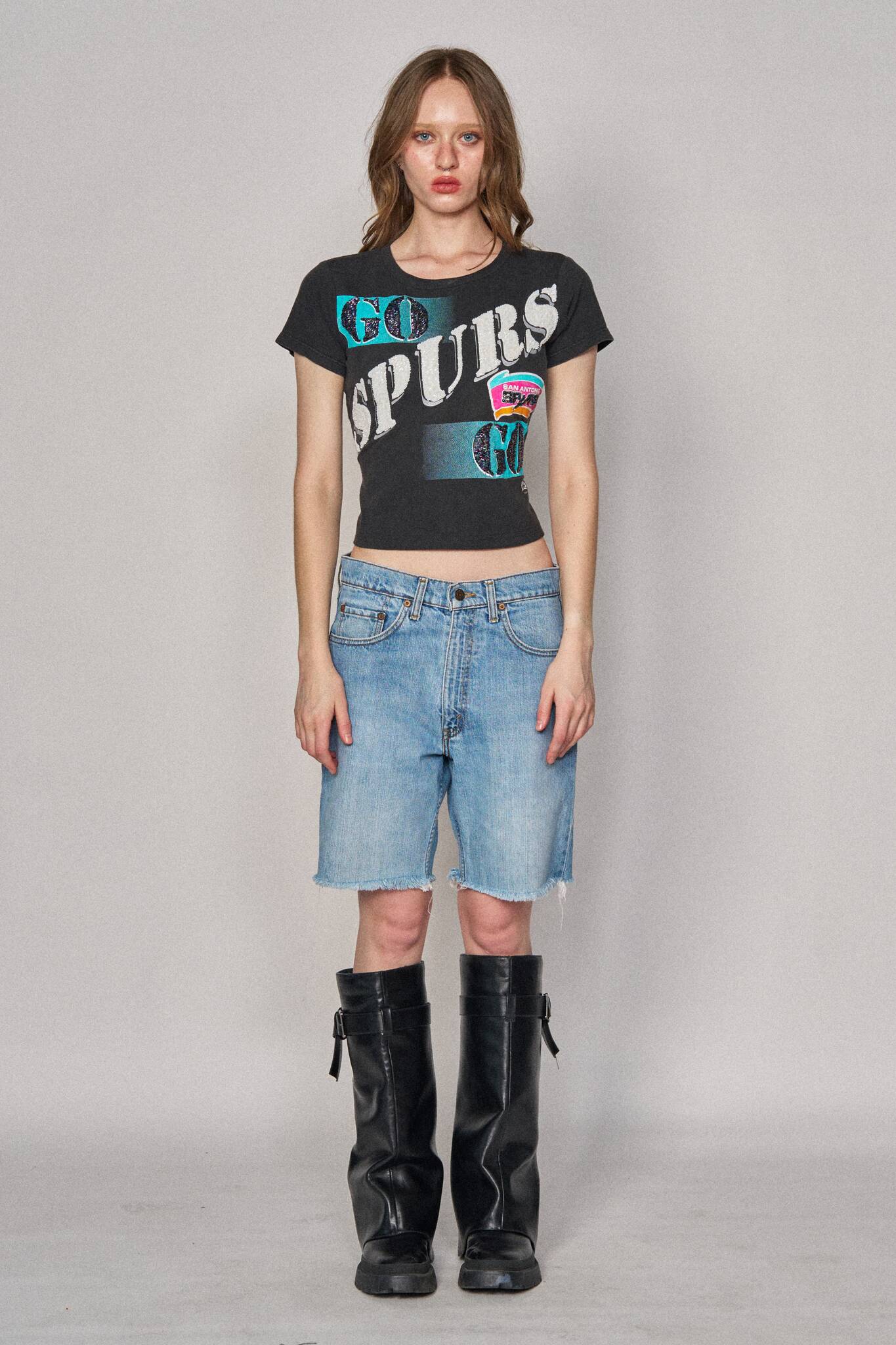 Backless Sports Bow Top - Spurs