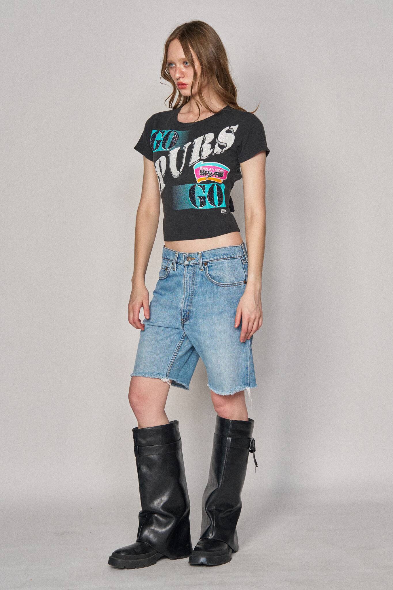 Backless Sports Bow Top - Spurs