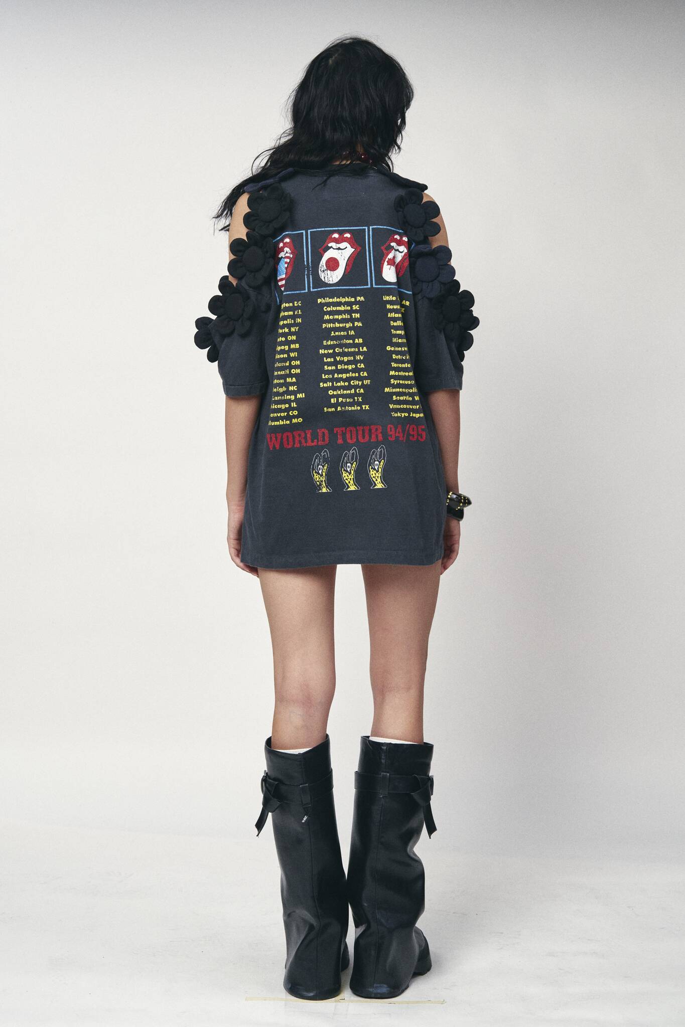 Floral Top Mod - Rolling Stones