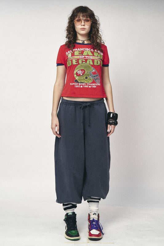 Sports Crop Tee - 49ers