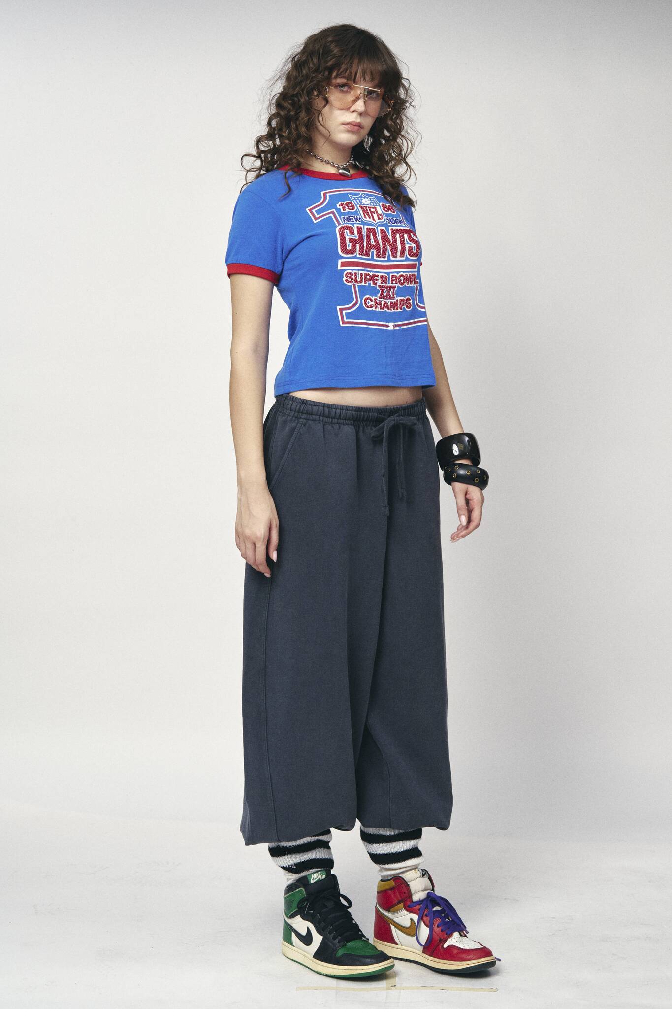 Sports Crop Tee - Giants