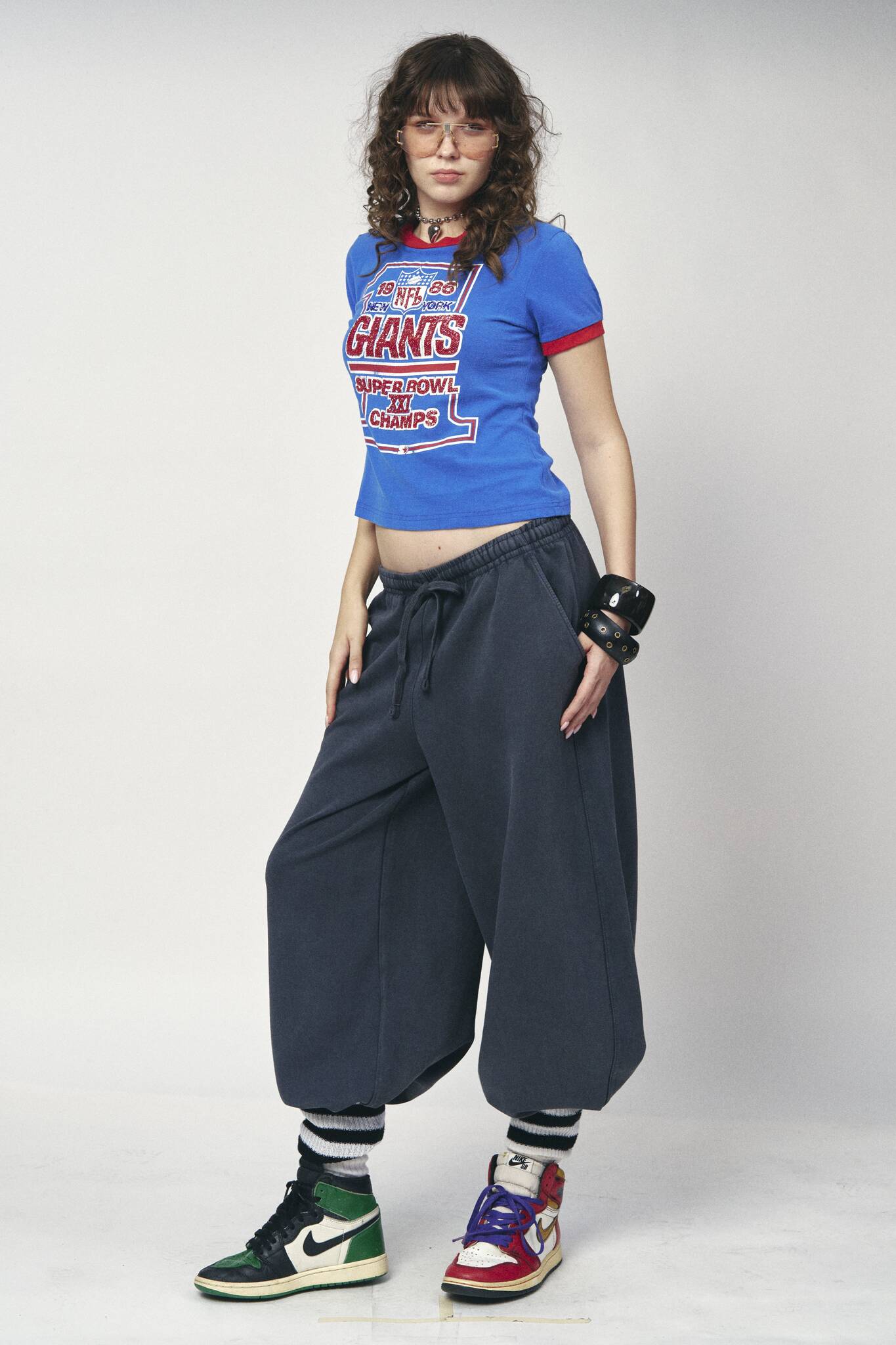 Sports Crop Tee - Giants