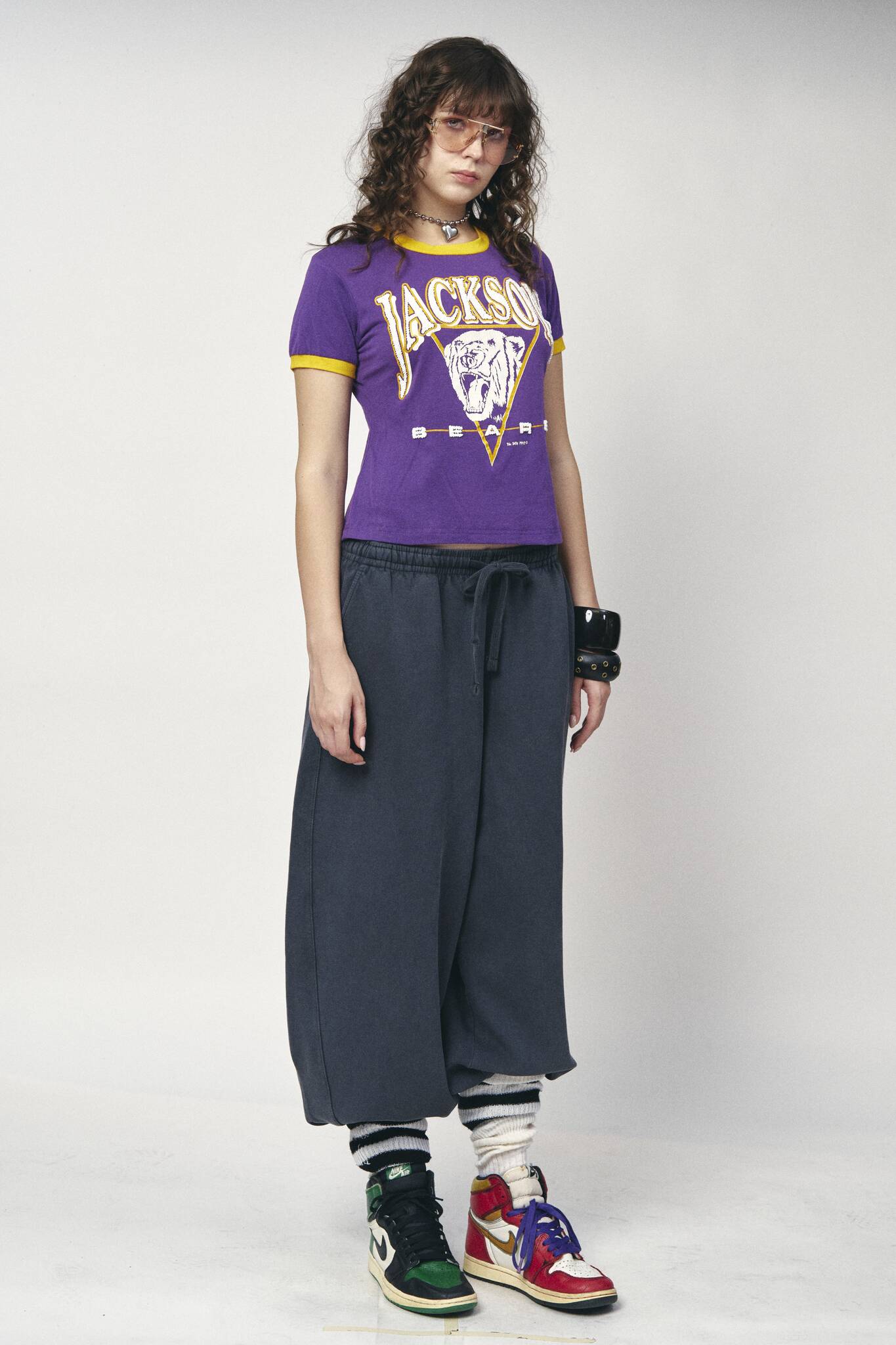 Sports Crop Tee - Jackson Bears