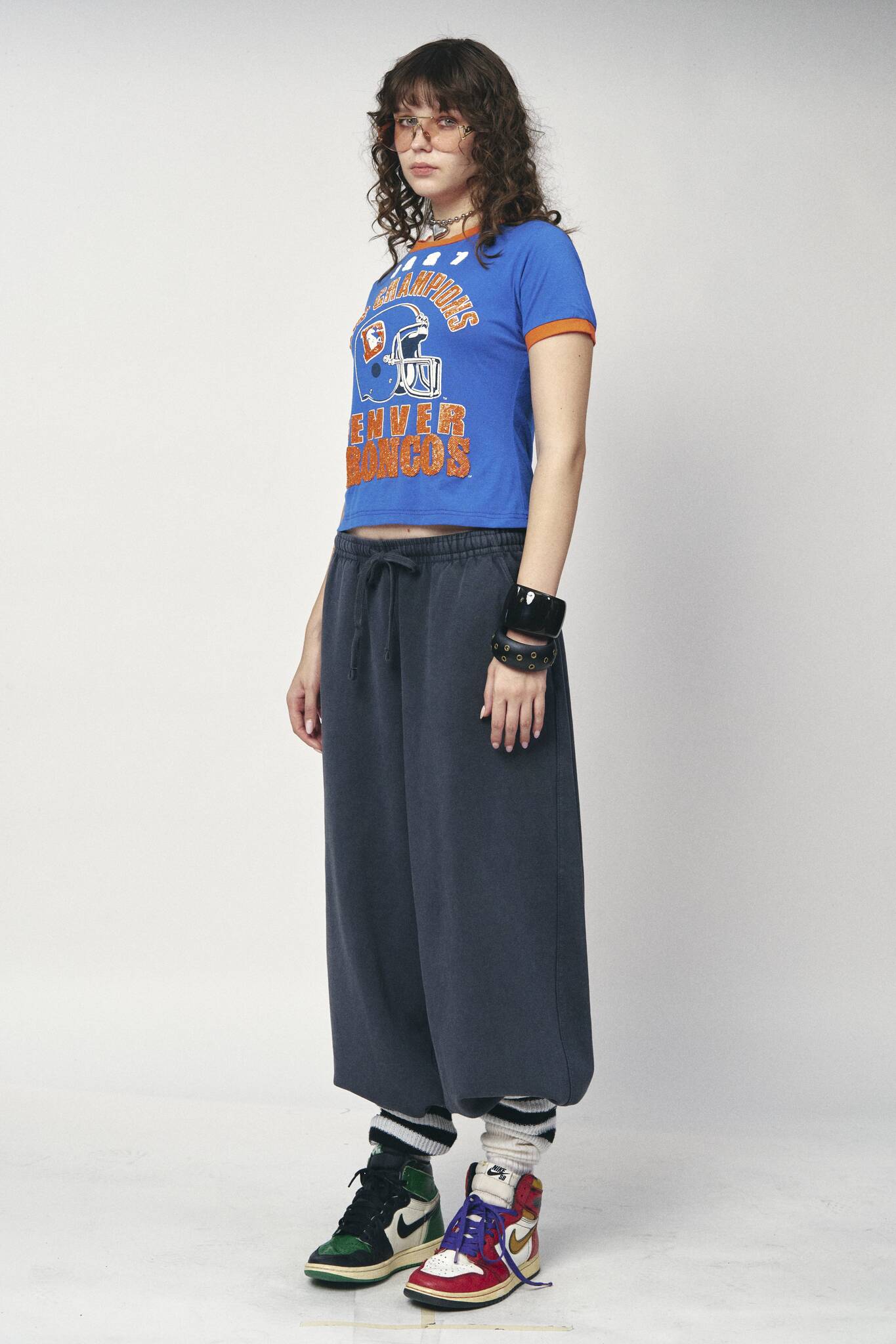 Sports Crop Tee - Denver Broncos