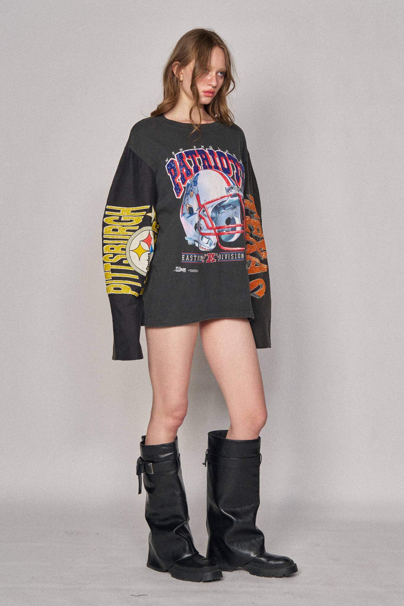 Moto Sports Top - Steelers x Patriots x Texas