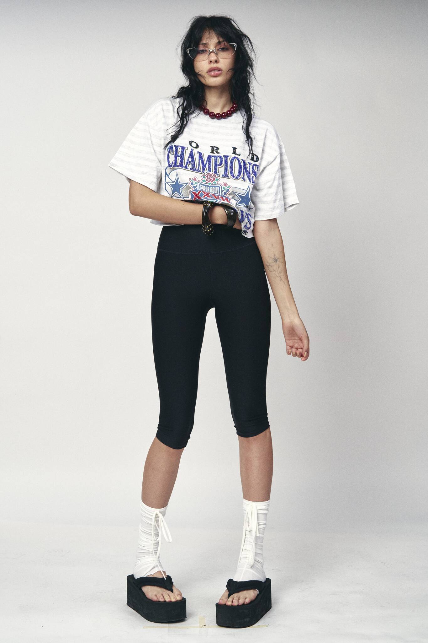 Sports Crop Tee - World Champions Cowboys